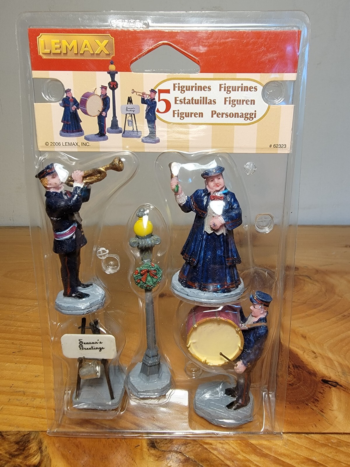 Lemax Christmas Village Band Figurines Set of 5 Xmas Figures Holiday Music 62323