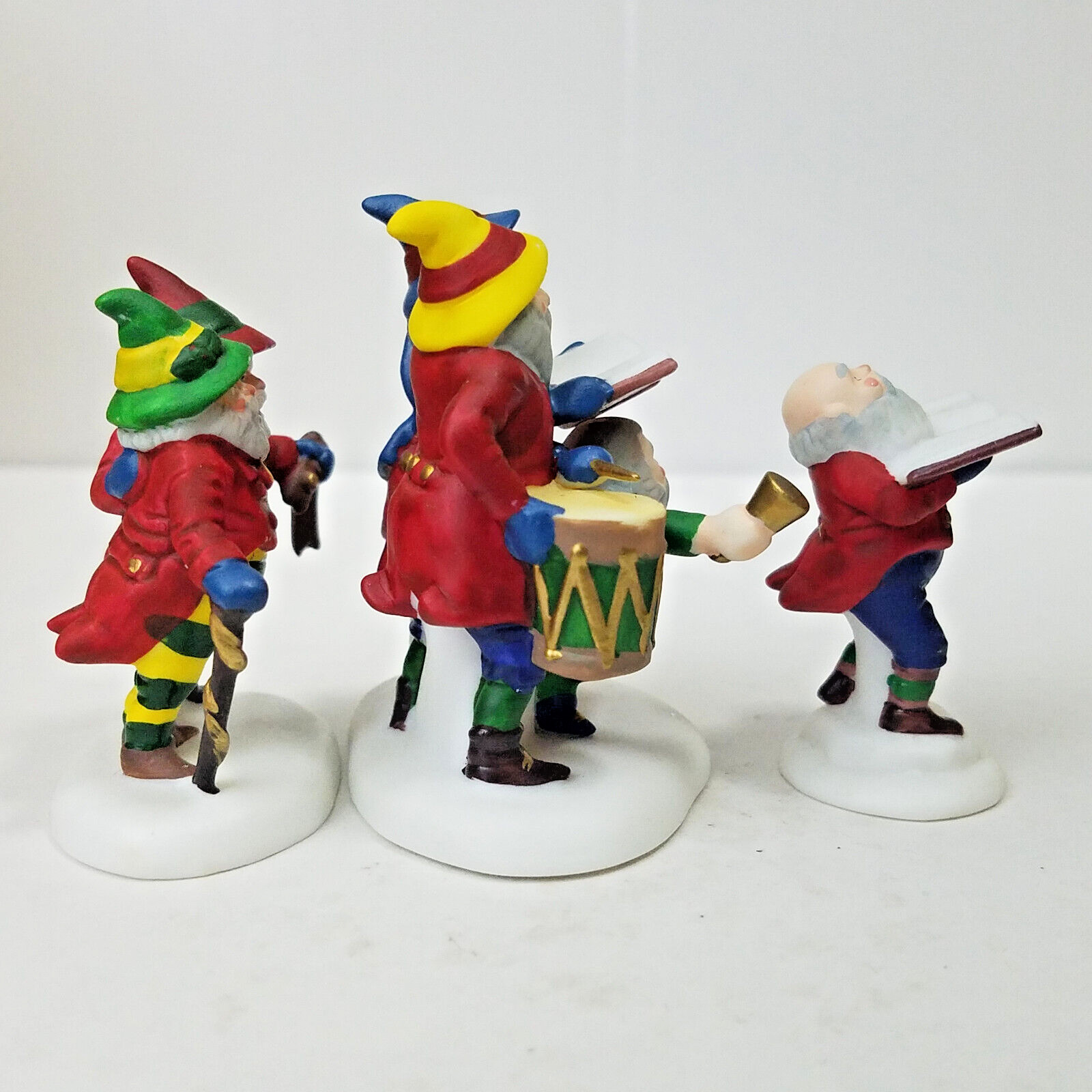 Dept 56 1993 Sing A Song For Santa Heritage North Pole 56316 U1 Red Elves Singer