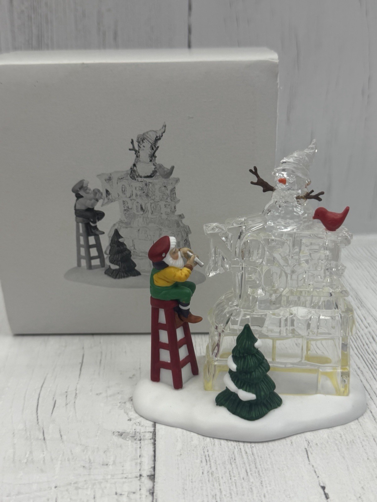 Dept 56 North Pole A Busy Elf 56366 Figurine Original Box & Sleeve