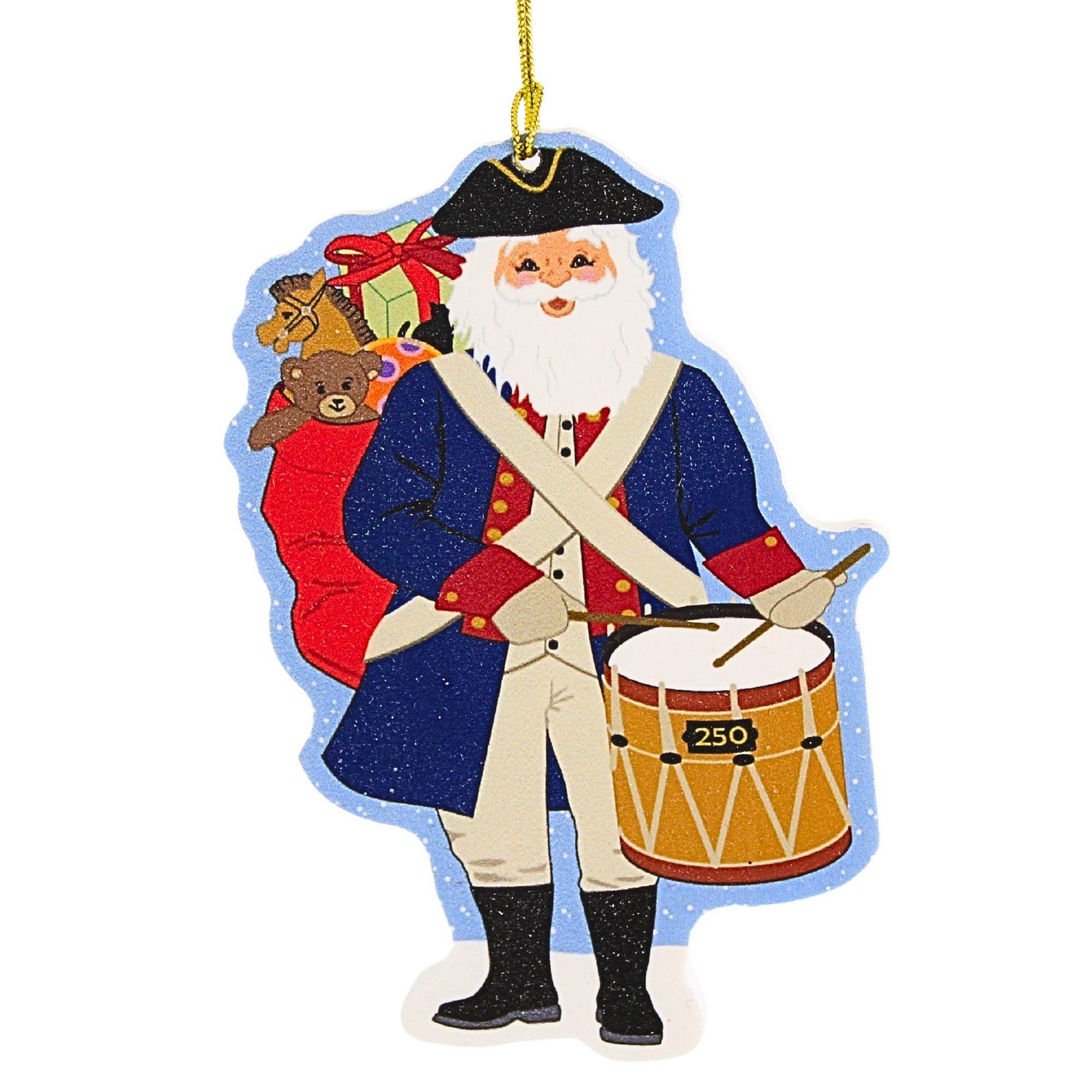 Cat’s Village America 250 Ornamewnt Tree Ornament Cats Meow Annual Santa