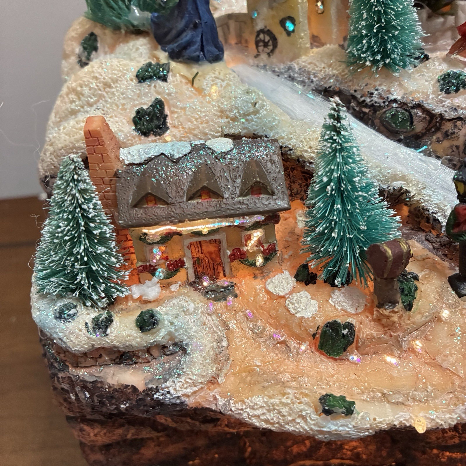 Atico Int. USA Fiber Optic Christmas Winter Valley 2003 Lighted Tested W Box