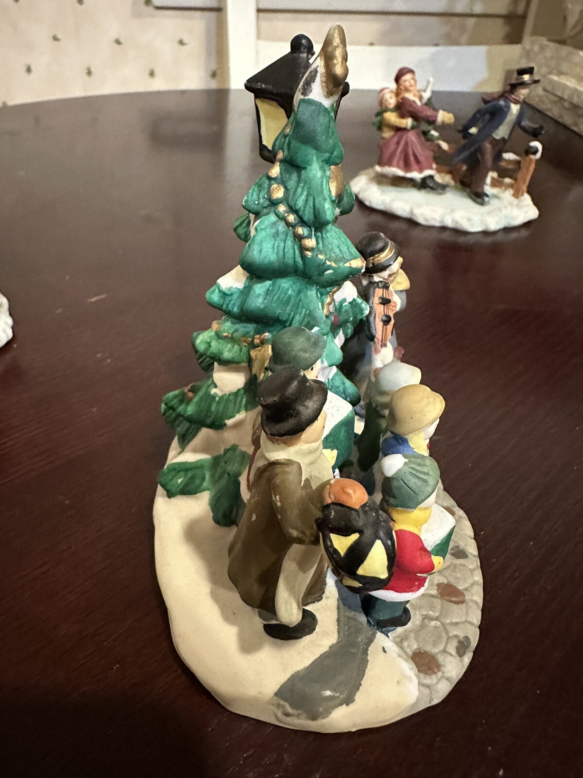 Mervyns ? Unbranded Christmas Village- 2.5 To 4 Inches Tall Lot Of 3