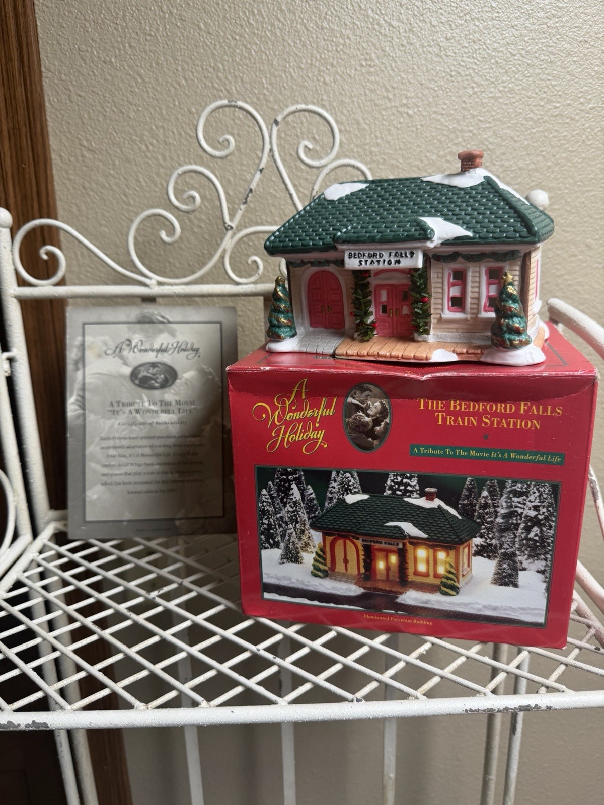 A Wonderful Life Holiday Village Bedford Falls Train Station