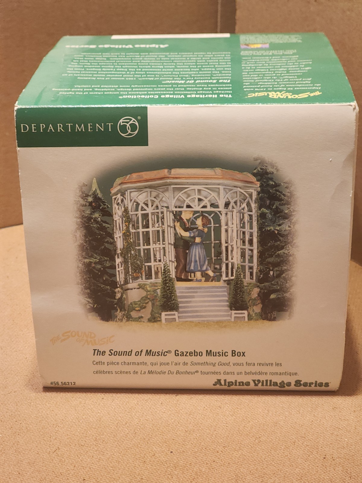 Dept 56 The Sound of Music Gazebo Music Box Alpine Village 56212 Free-shipping