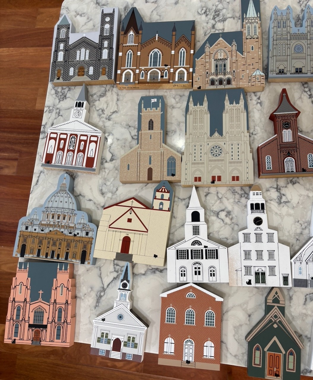 The Cats Meow Vintage Churches and Cathedrals Mixed Lot ~ 50 Pieces ~