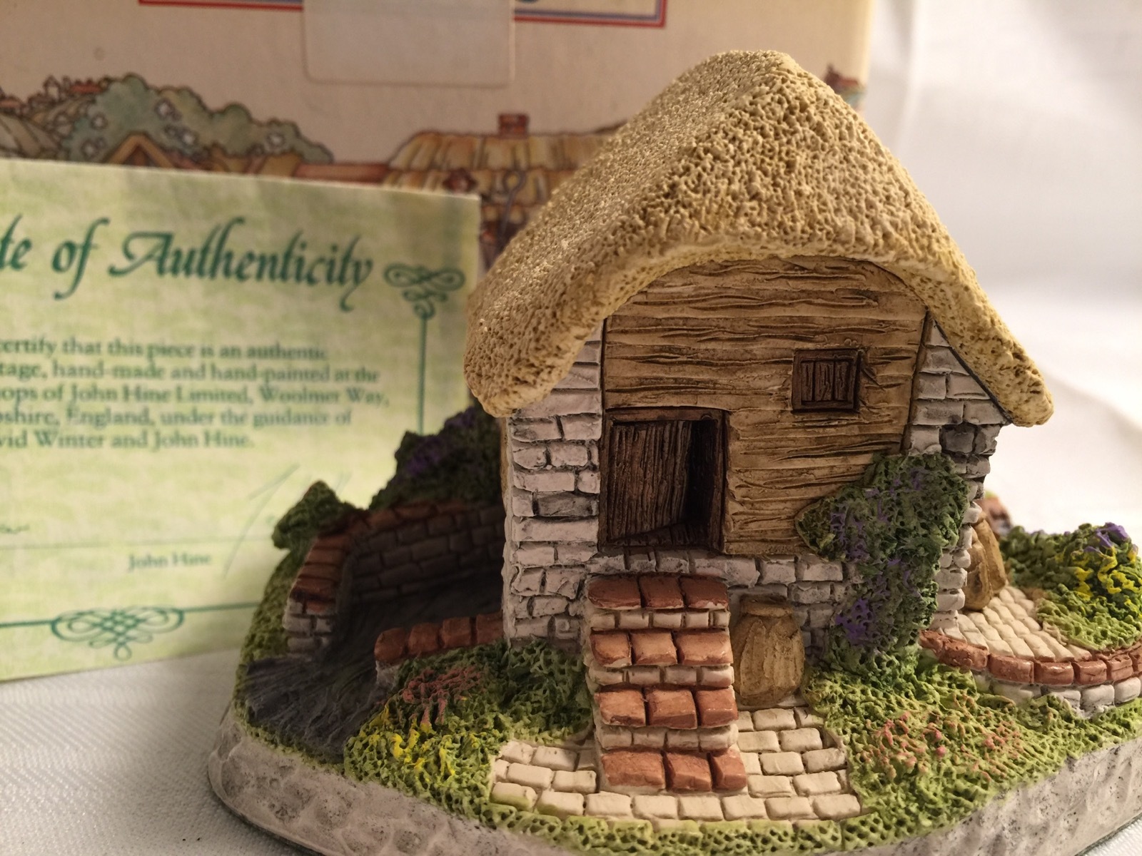 Irish Water Mill By David Winters Collectors Guild 1992 Box And Coa