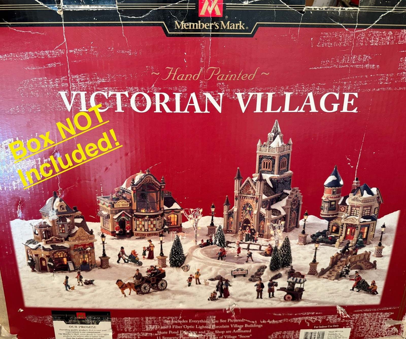 2006 Members Mark Victorian Christmas Village Replacement HORSE DRAWN CARRIAGE