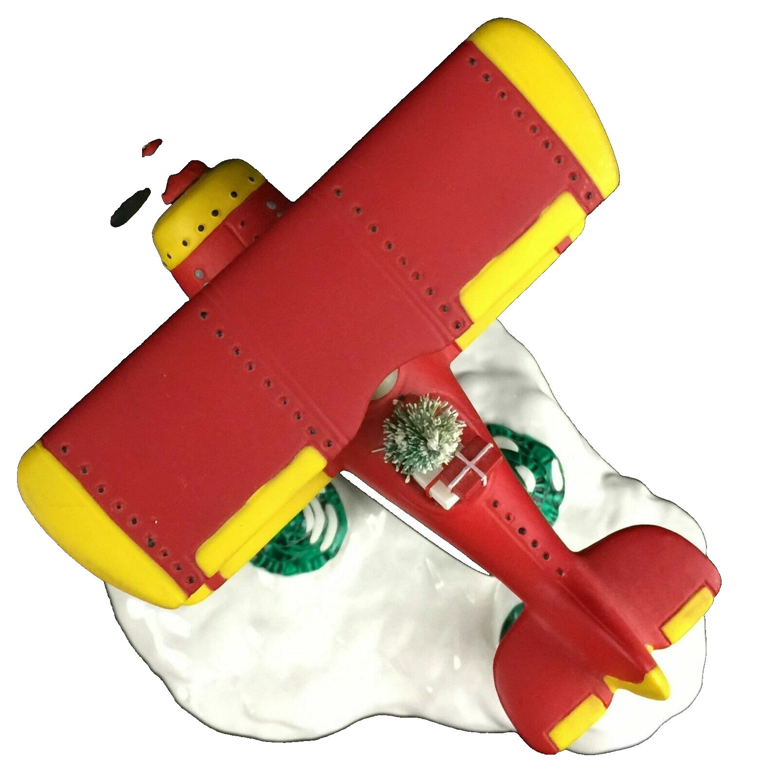 SPIRIT OF SNOW VILLAGE AIRPLANE # 54402 VINTAGE SNOW VILLAGE ACCESSORY Dept 56