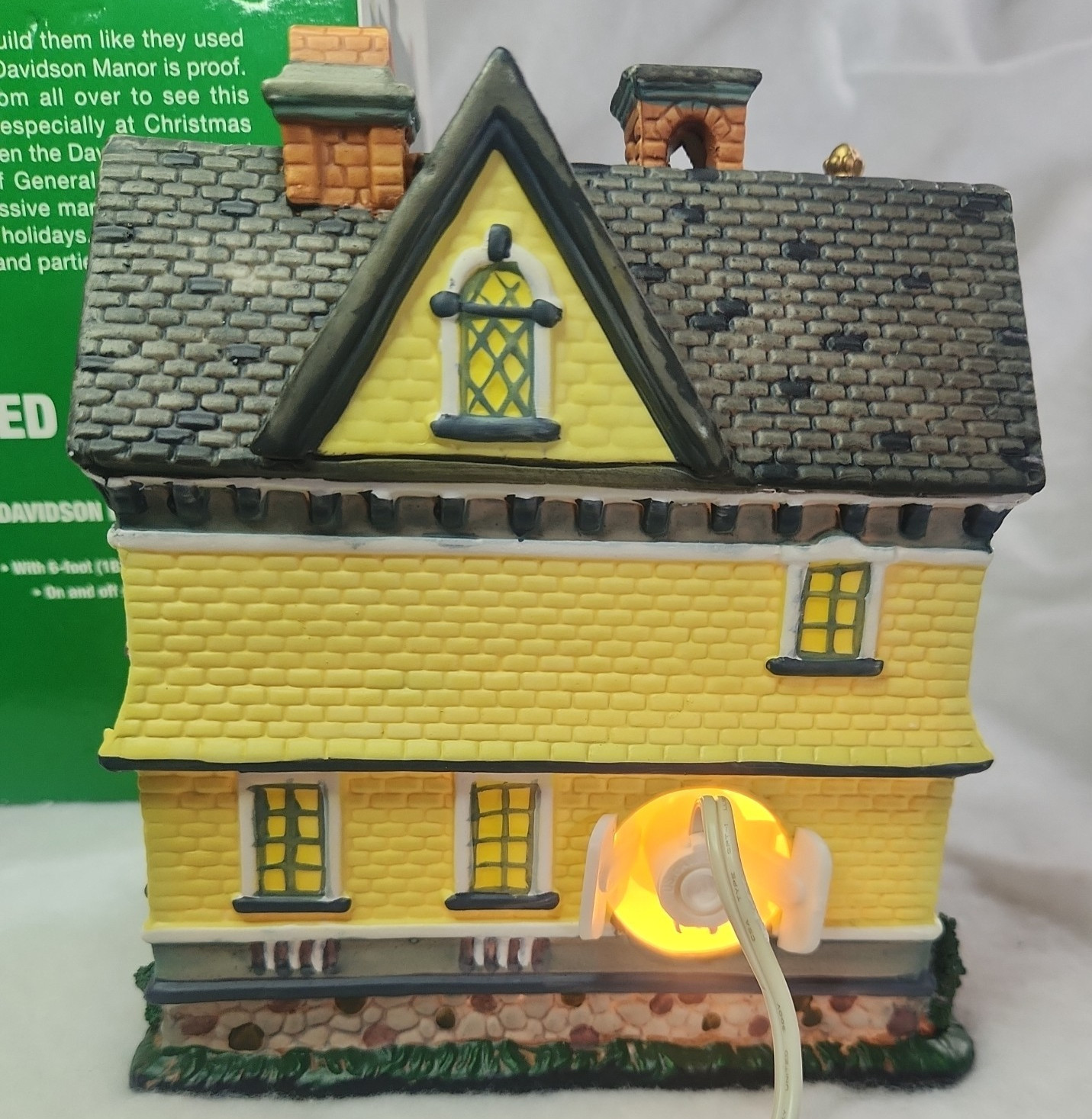 Lemax Coventry Cove “Davidson Manor” Victorian Christmas Village NIB w/cord