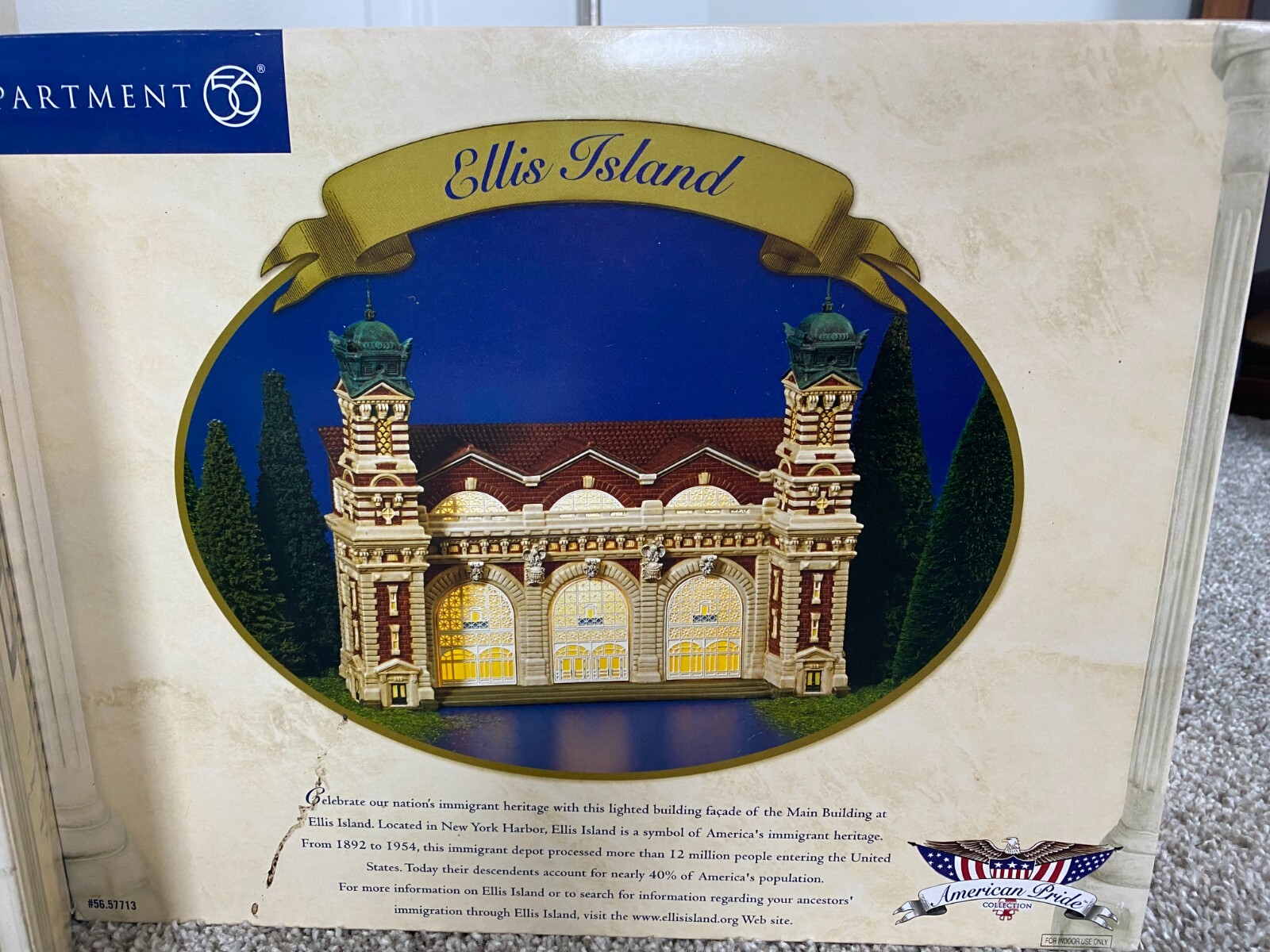 Dept 56, American Pride, White House, Statue of Liberty, Ellis Island and more