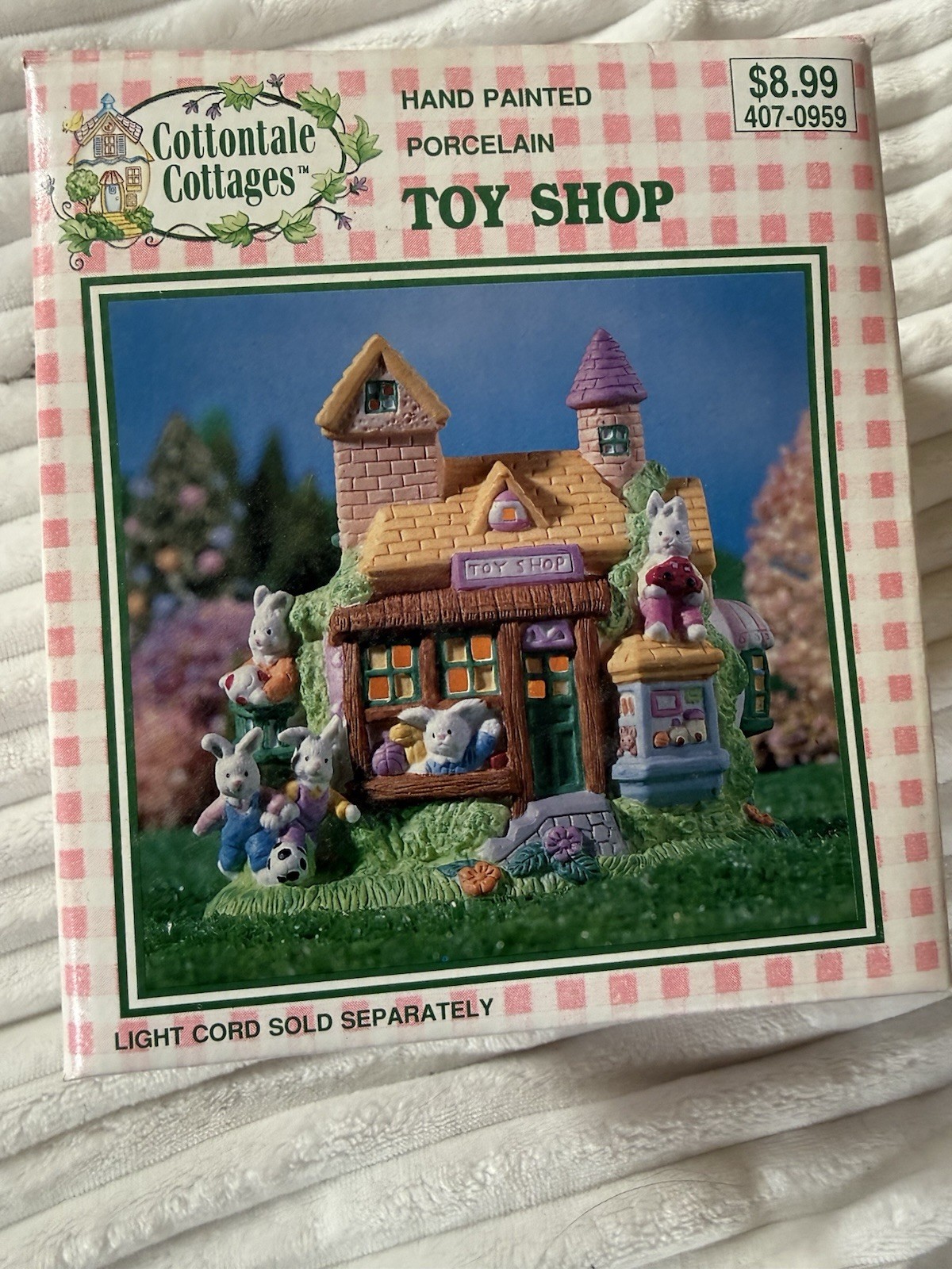 Lot Of 3 Cottontale Cottages Easter Village Houses Grocery Toy Flower Shop Lot