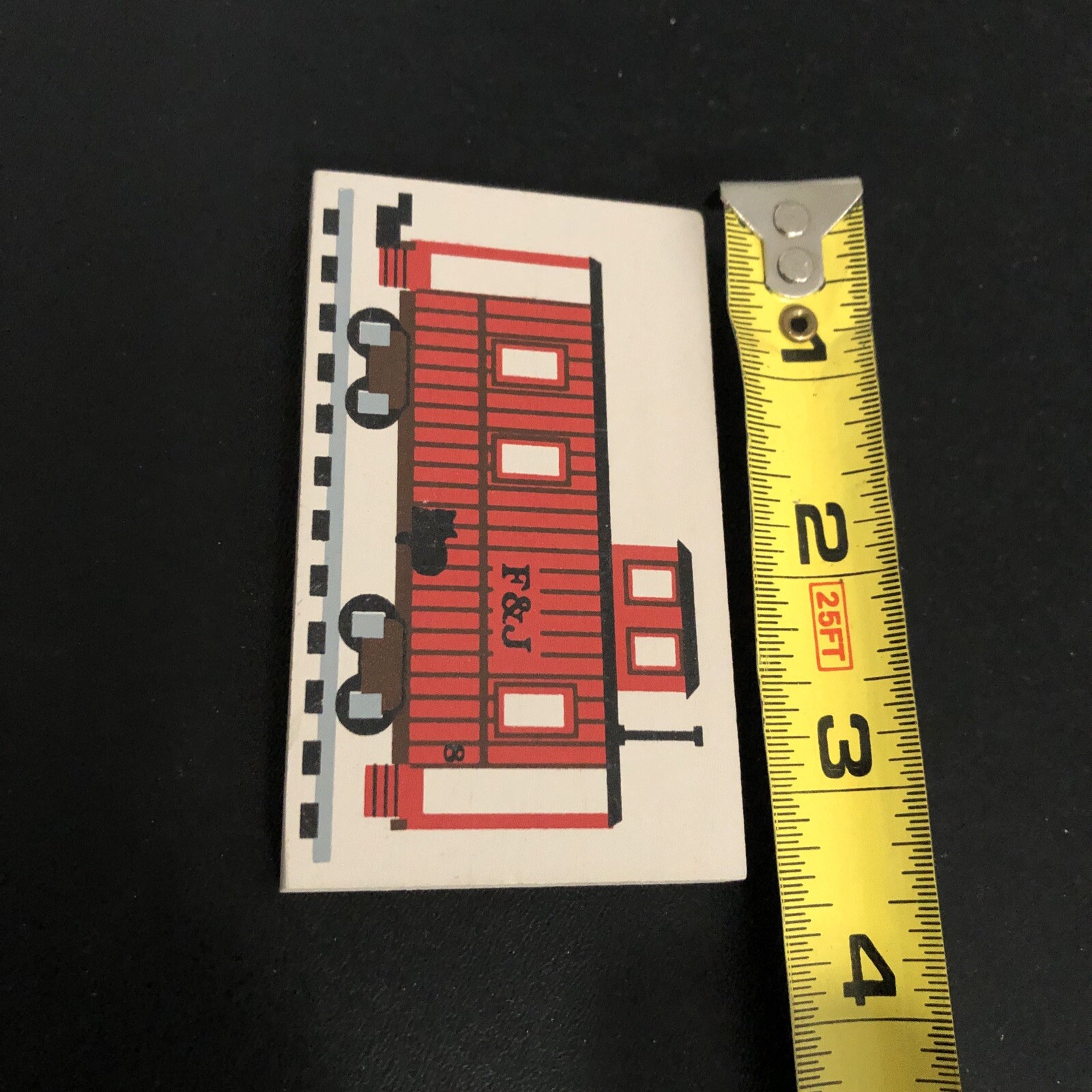 Cats Meow Village #175 Little Red Caboose Train Accessory 1990 Retired 1175-04