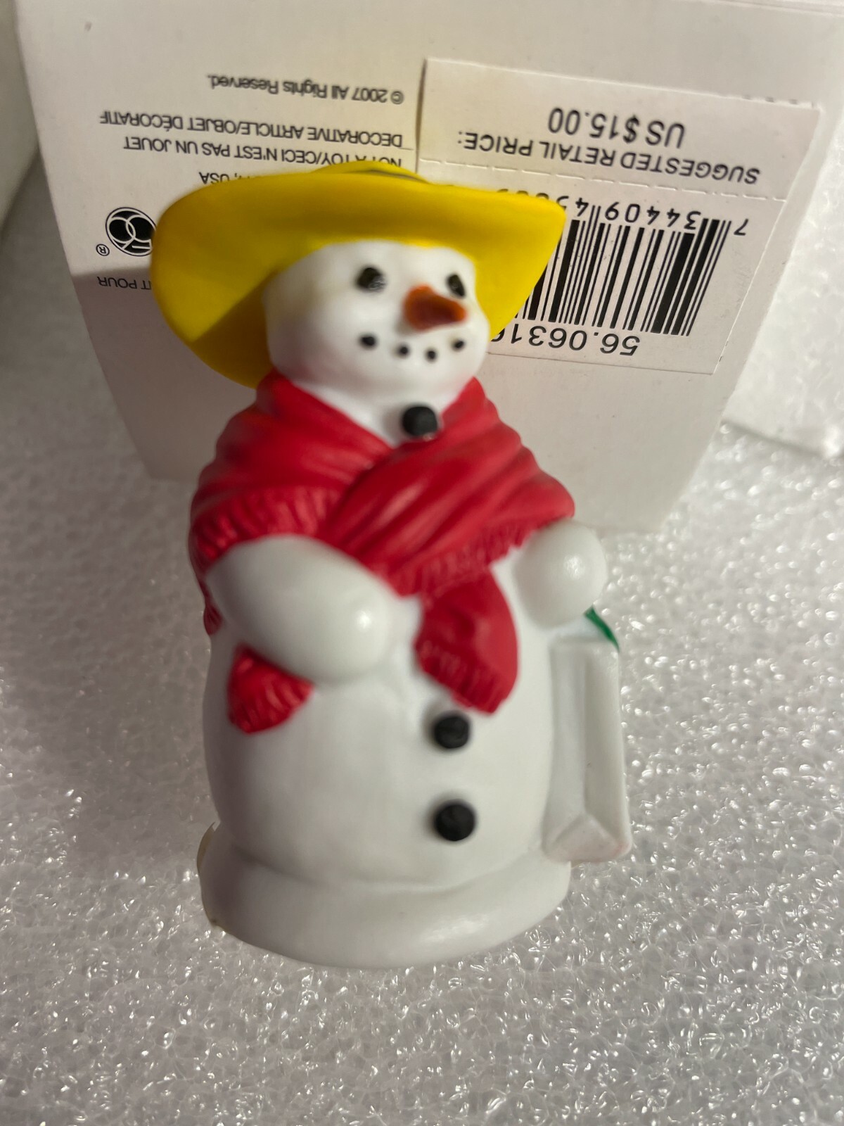 Dept. 56 Snowflake Snow Girl w Red Scarf Collectors Club Exclusive 06316 NCC NEW