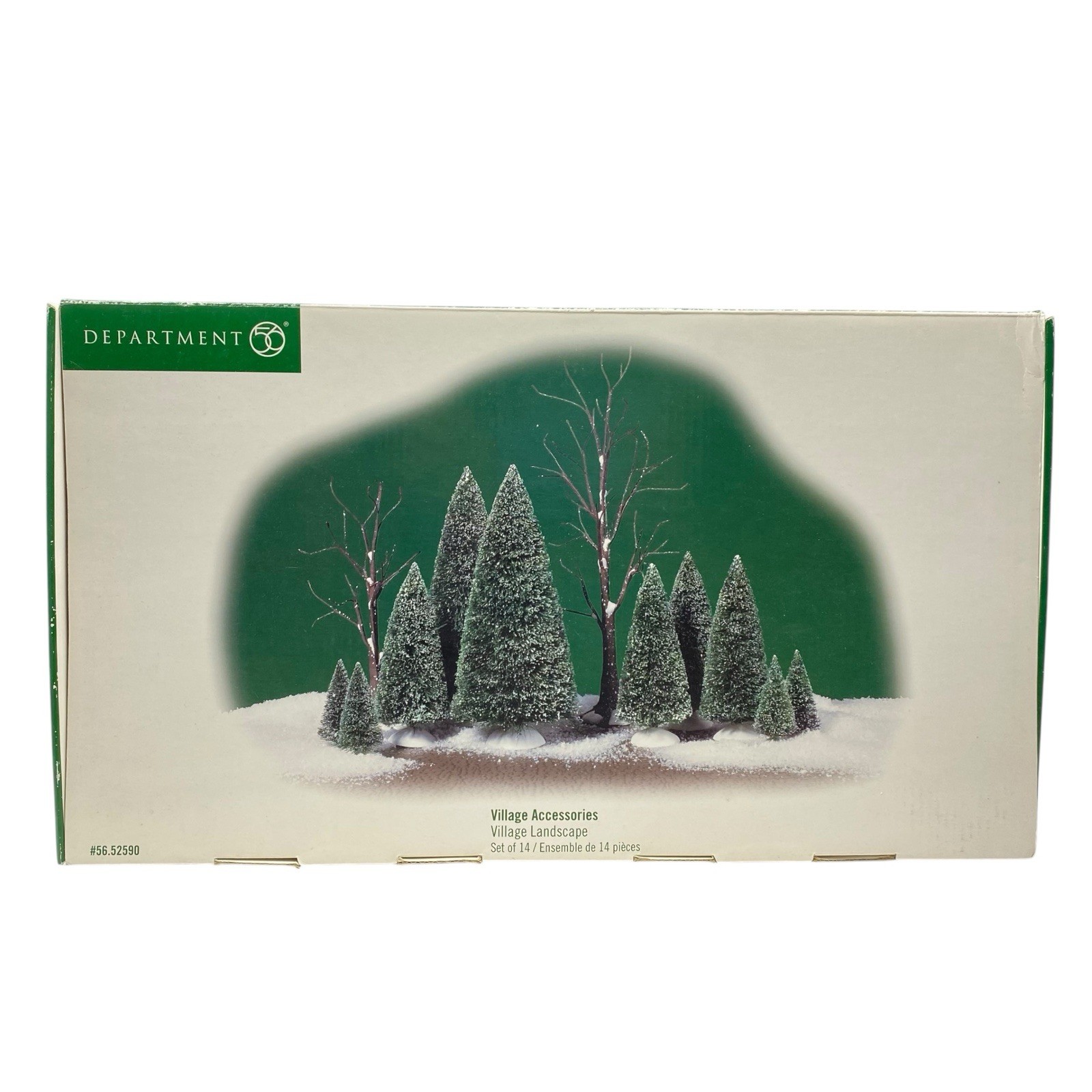 Dept 56 Village Accessories Landscape Set 14 pieces 2001 Retired 56.52590