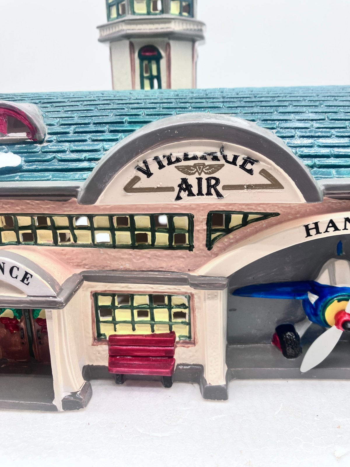 Department 56 Vintage 1992 Original Snow Village Airport #5439-9