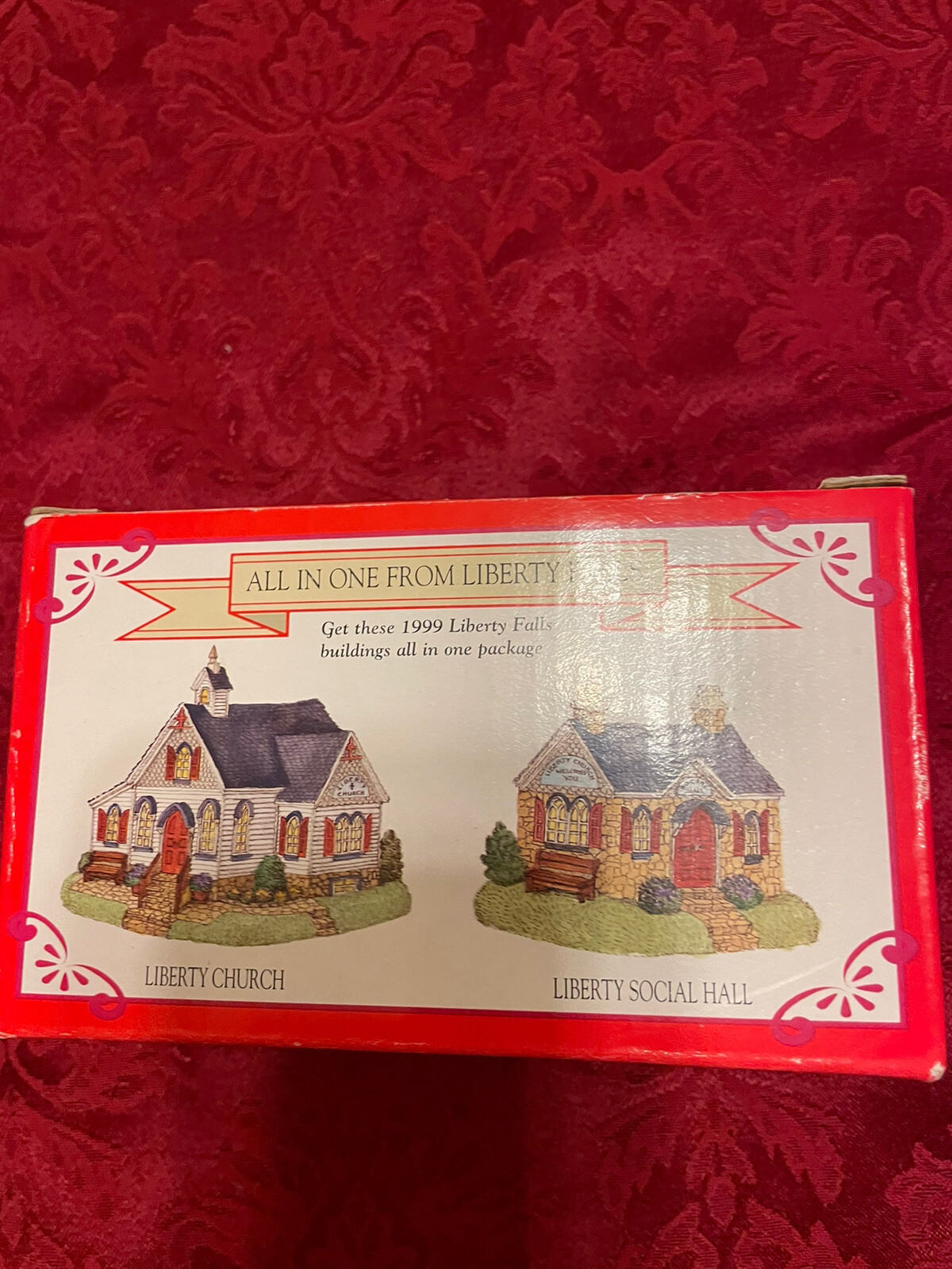 Lot of 11 Liberty Falls Americana Collection Resin Miniature Village.View photos