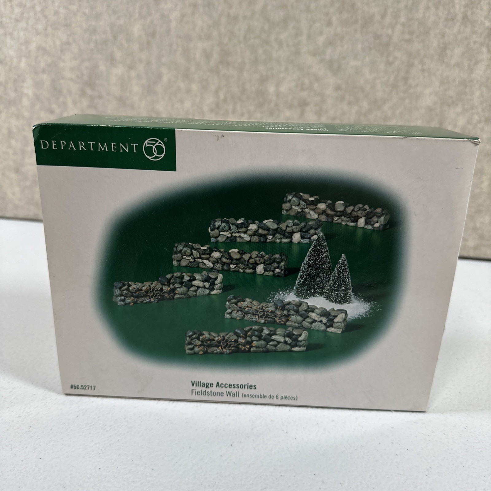 1999 Dept 56 Village Accessories Fieldstone Walls Set of 6 Retired 56.52717