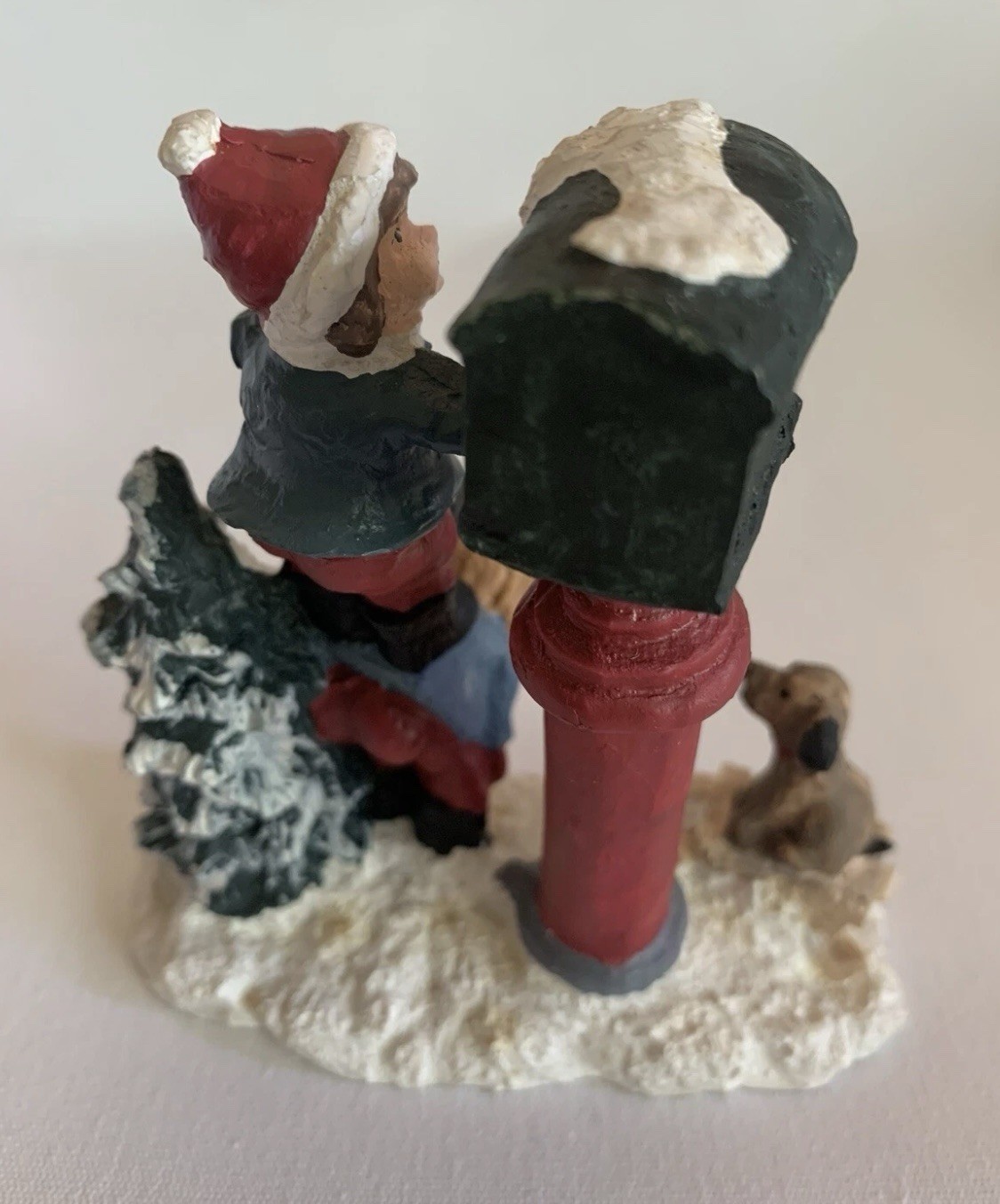 Vintage Santas Best “Boys Mailing Letters to Santa” Figurine – in Box