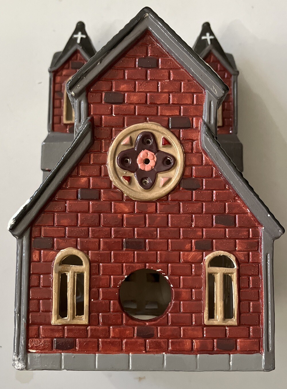Vintage Department 56 Christmas Snow Village “St. James Church” 5068-7 1986 LOOK