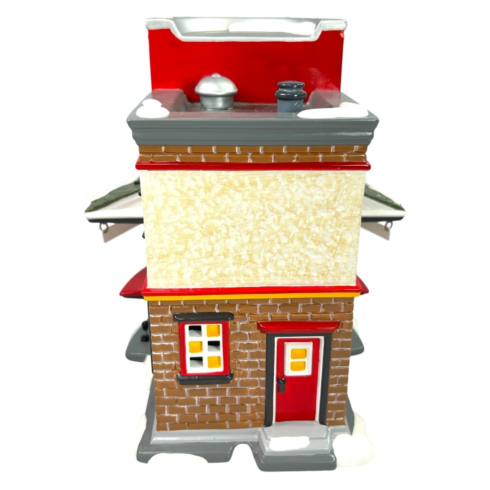 Department 56 Campbell’s Soup Counter 2002 Snow Village with Light Cord Box Card