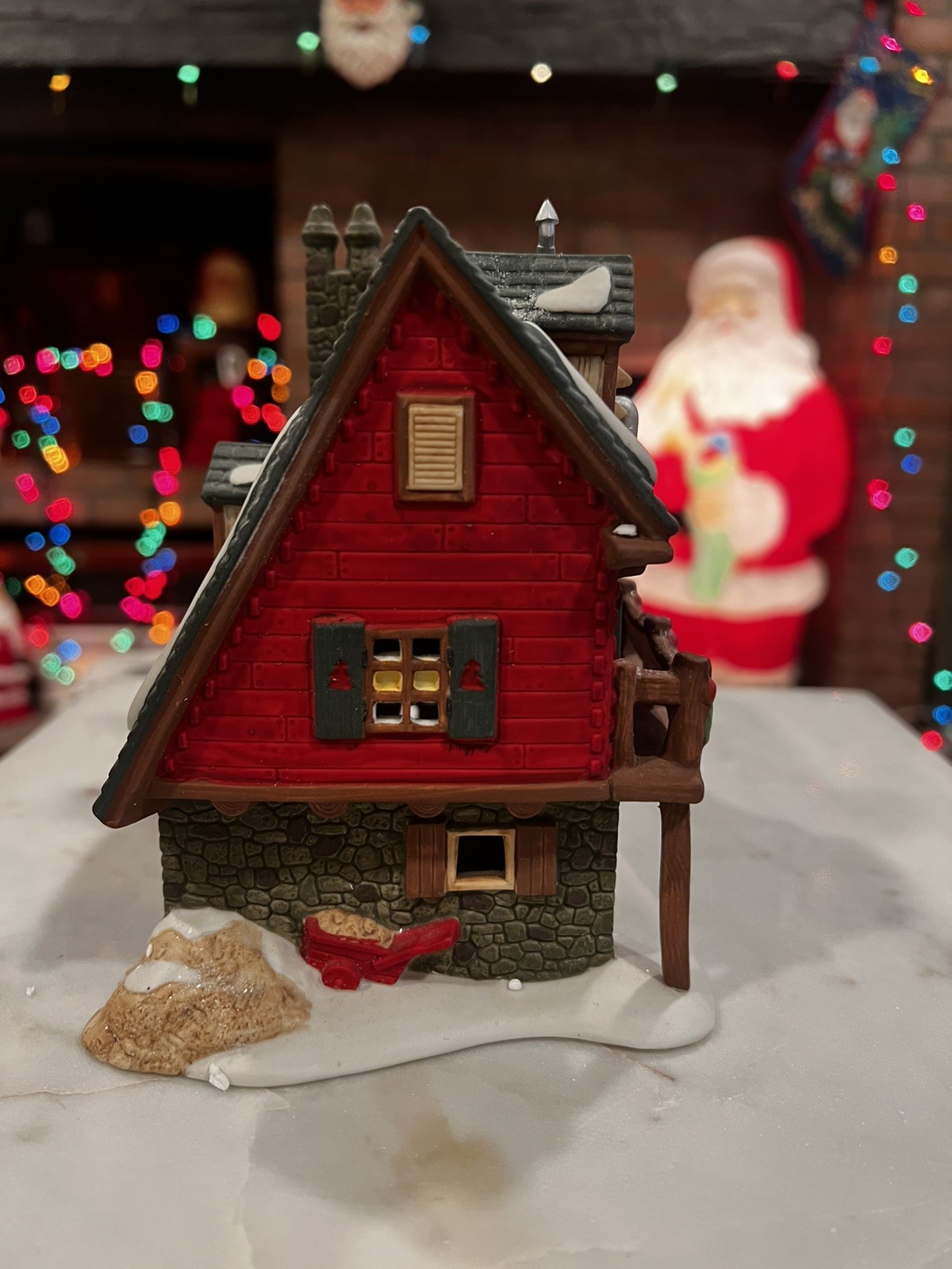 Dept 56 Santa’s Woodworks North Pole Series 5628-6 Heritage Village 1993