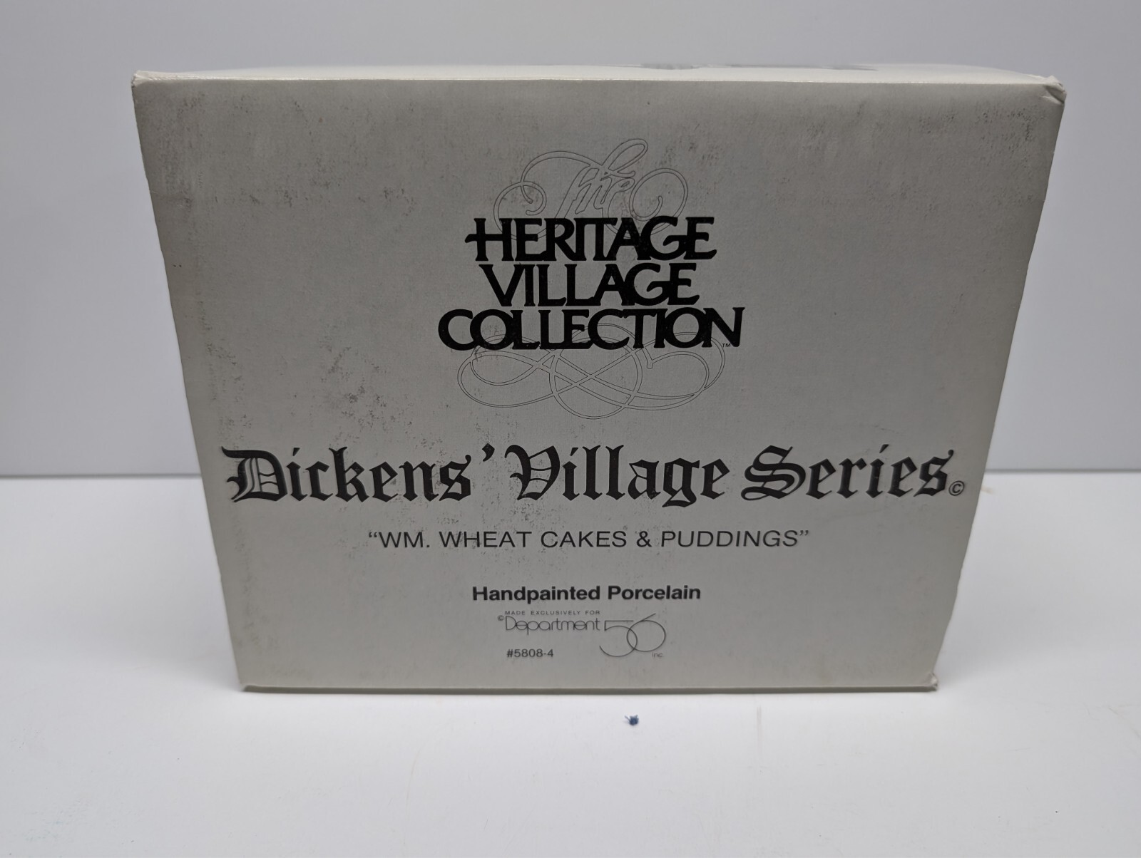 Department 56 WM Wheat Cakes & Puddings Dickens Village Series in Box Nice