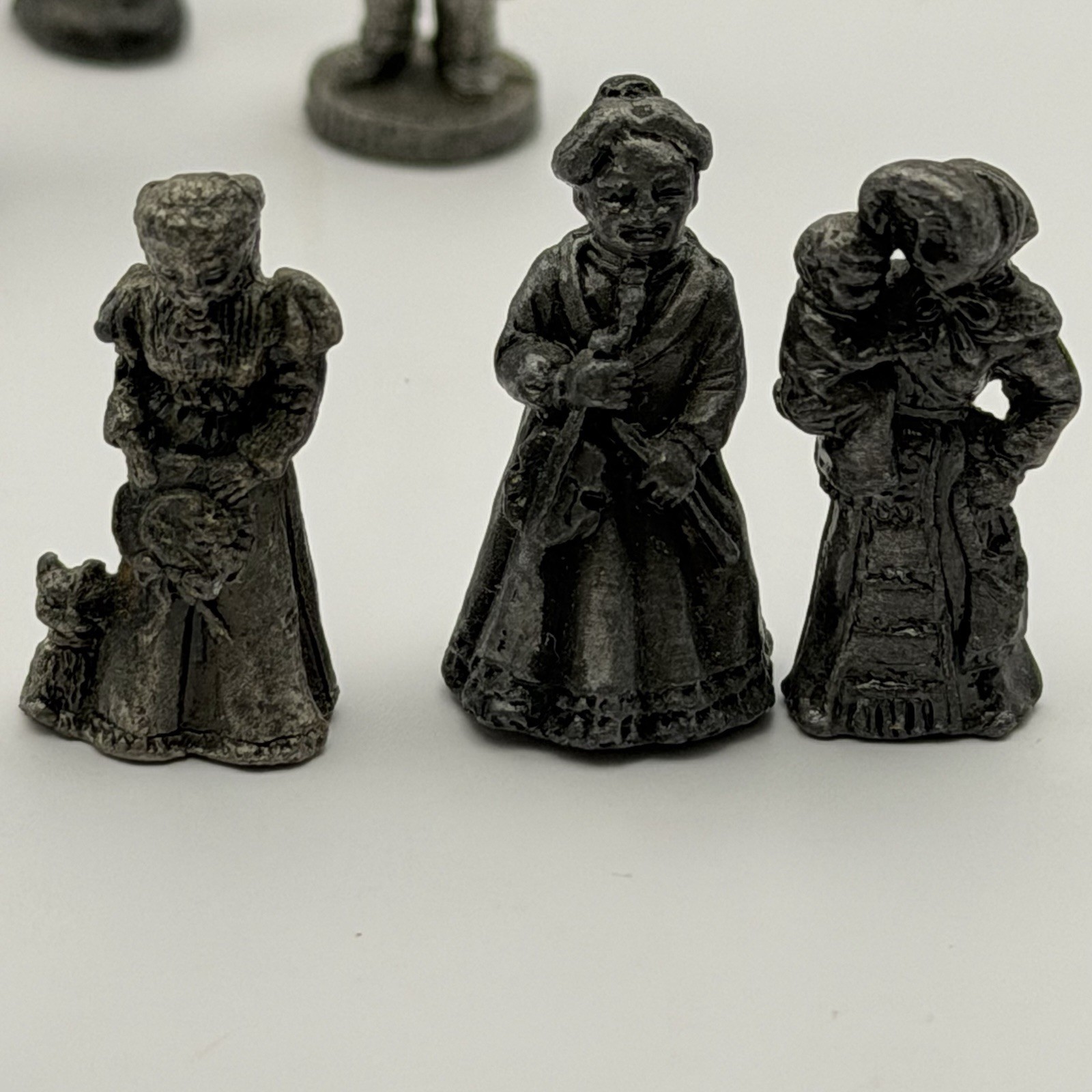 Vintage IRS China Miniature Victorian People Figures Lot of 17