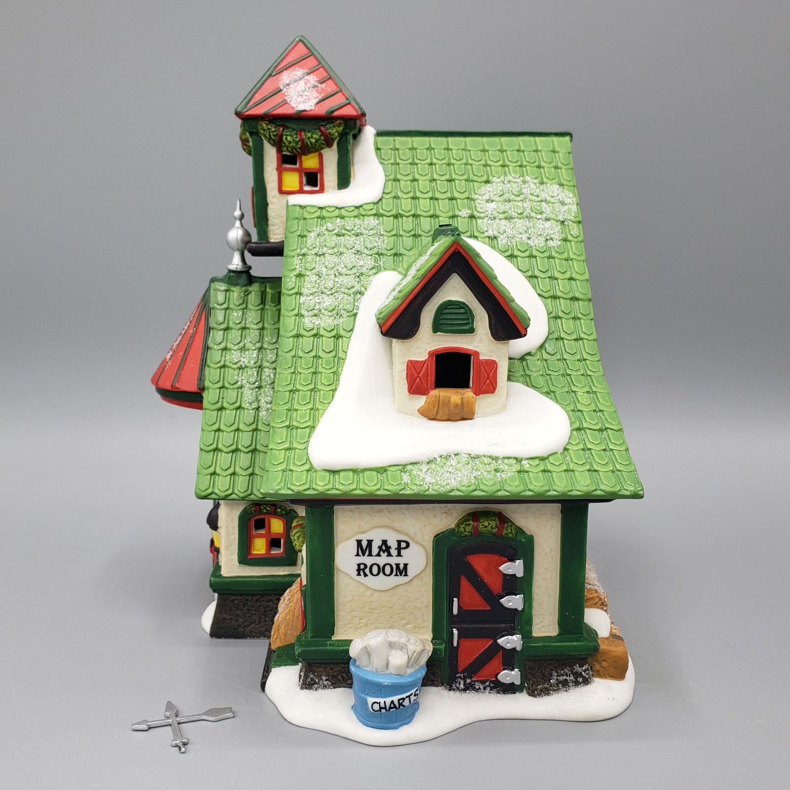 SIGNED Tom Bates Dept 56 Reindeer Stables Rudolph 2012 North Pole Series 4025278