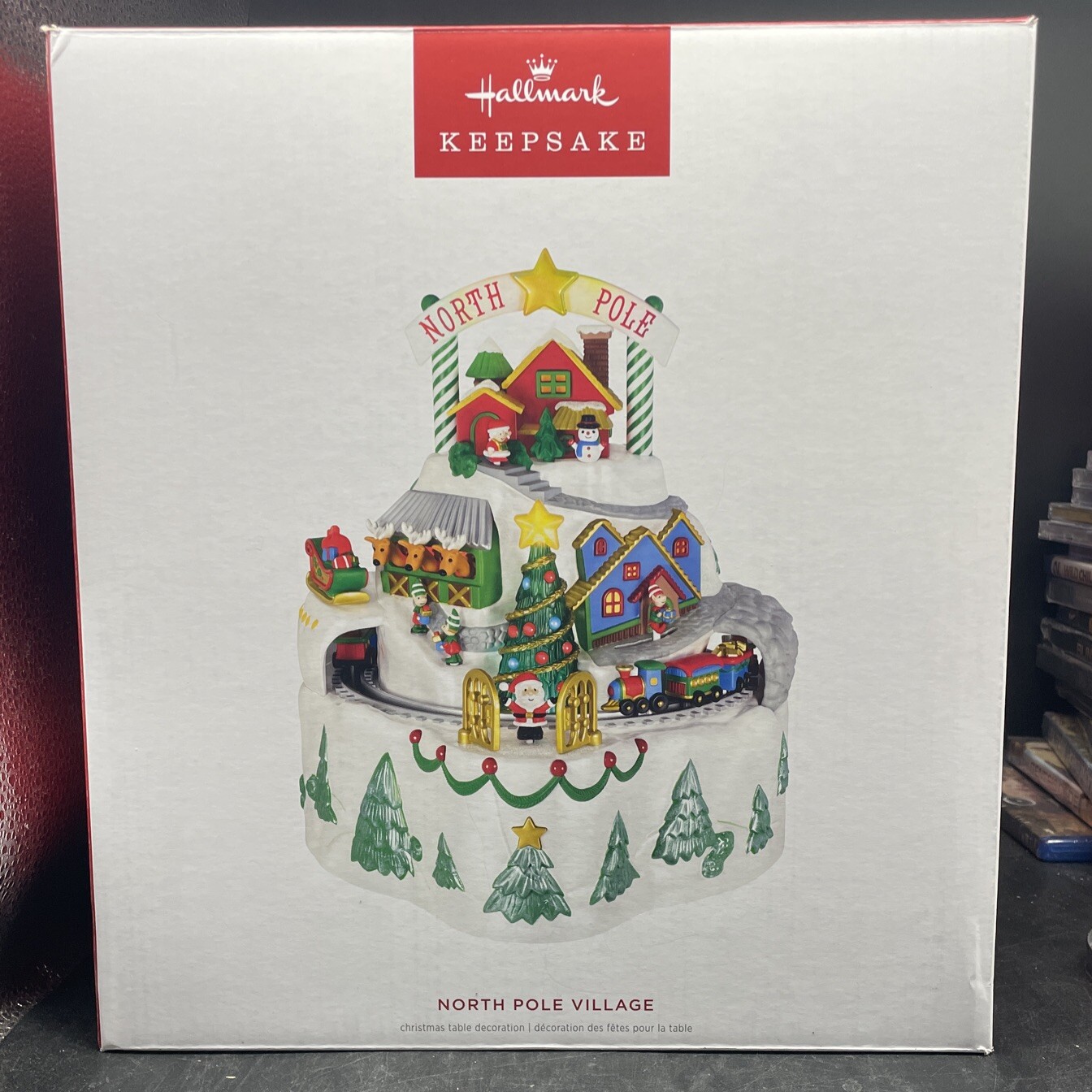 2024 Hallmark NORTH POLE VILLAGE Magic Table Top Decoration New In Original Box