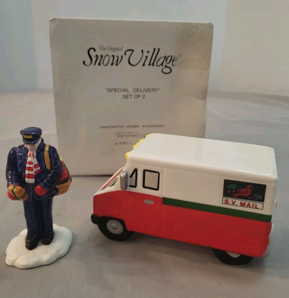 Christmas Department 56 Snow Village “Special Delivery” (2 pcs.) #5148-9