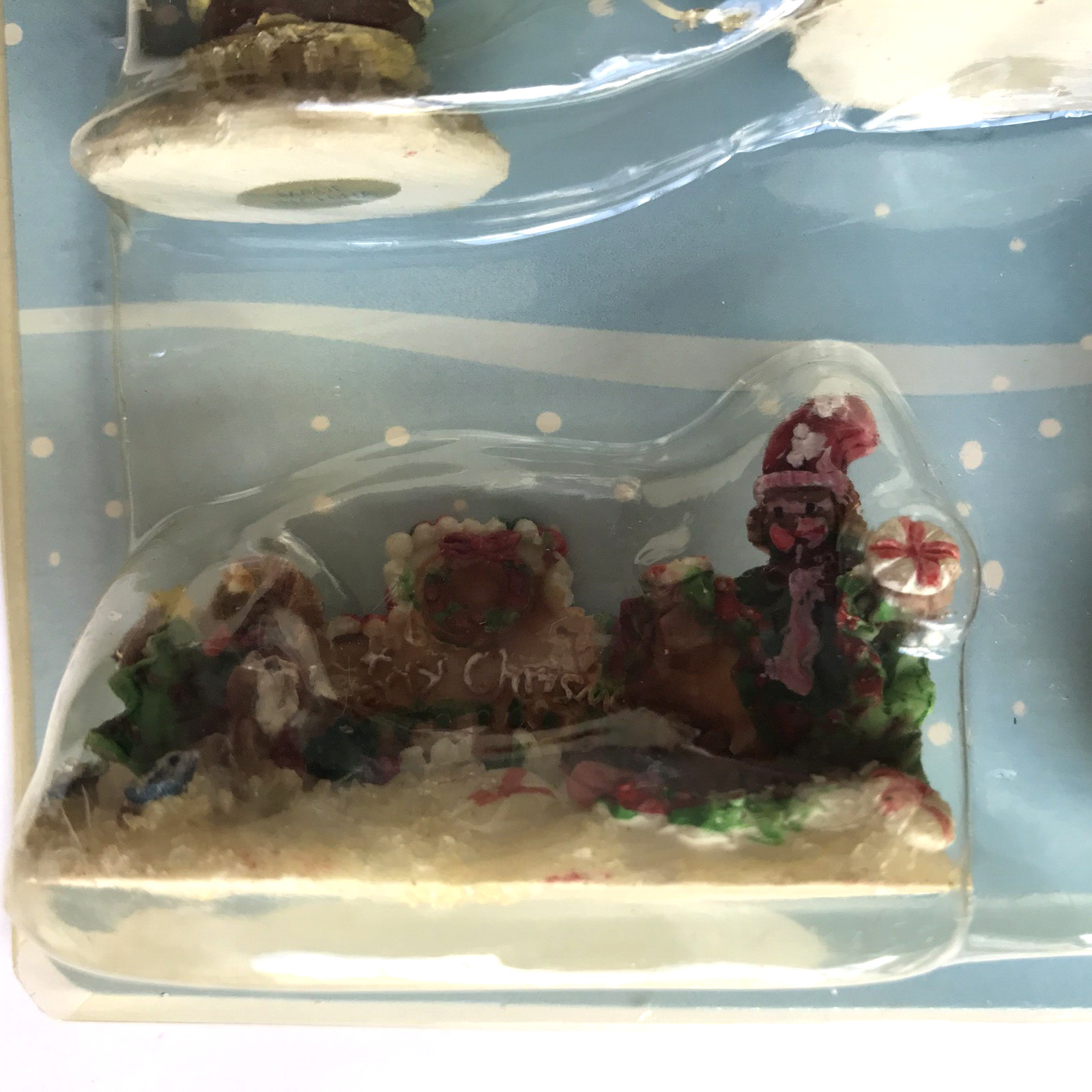 Lot: 3 Pkg Gingerfrost Land Christmas Village Gingerbread People Accessories NOS