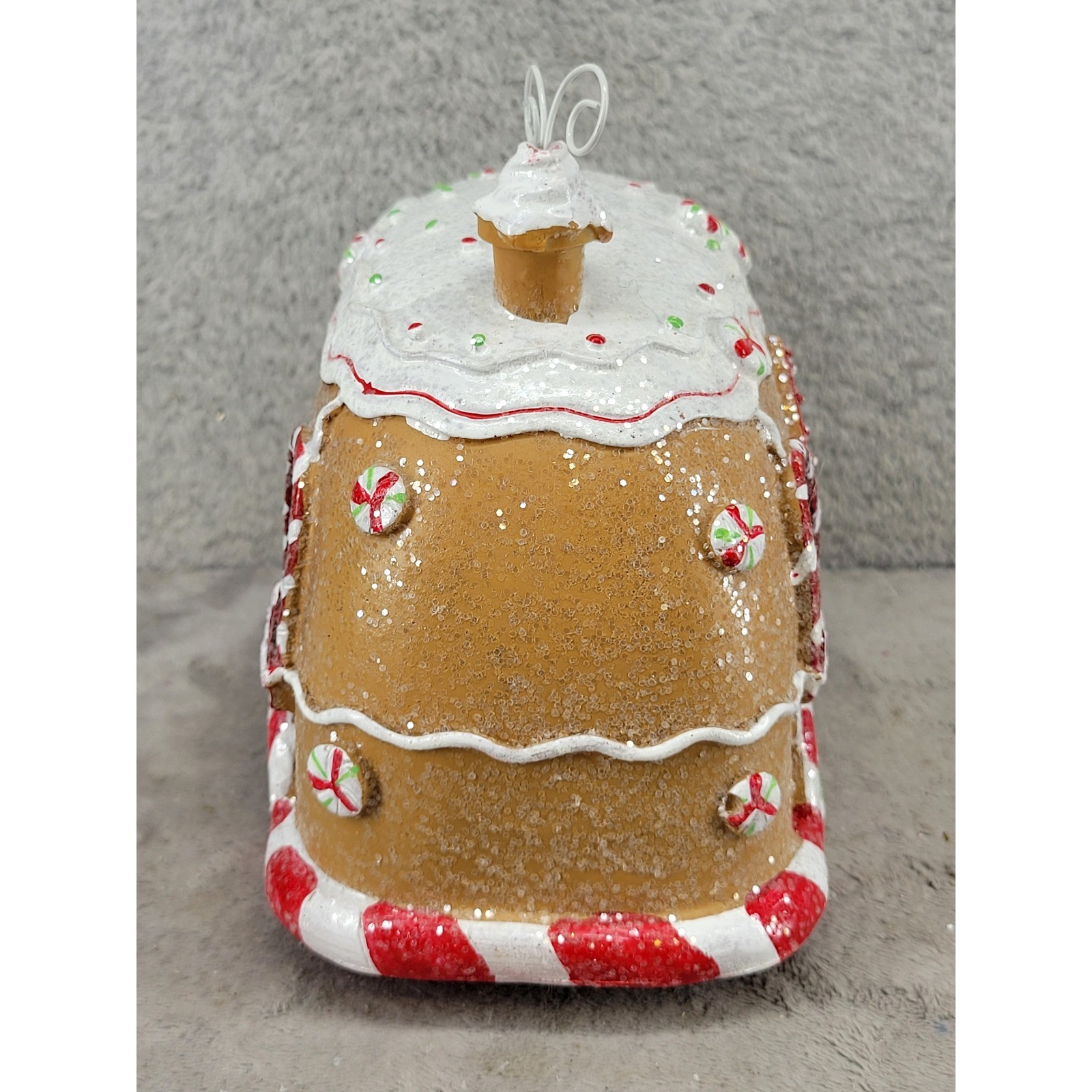 Hobby Lobby Gingerbread Camper Trailer Christmas Decor Light Up Glitter 2022 HL