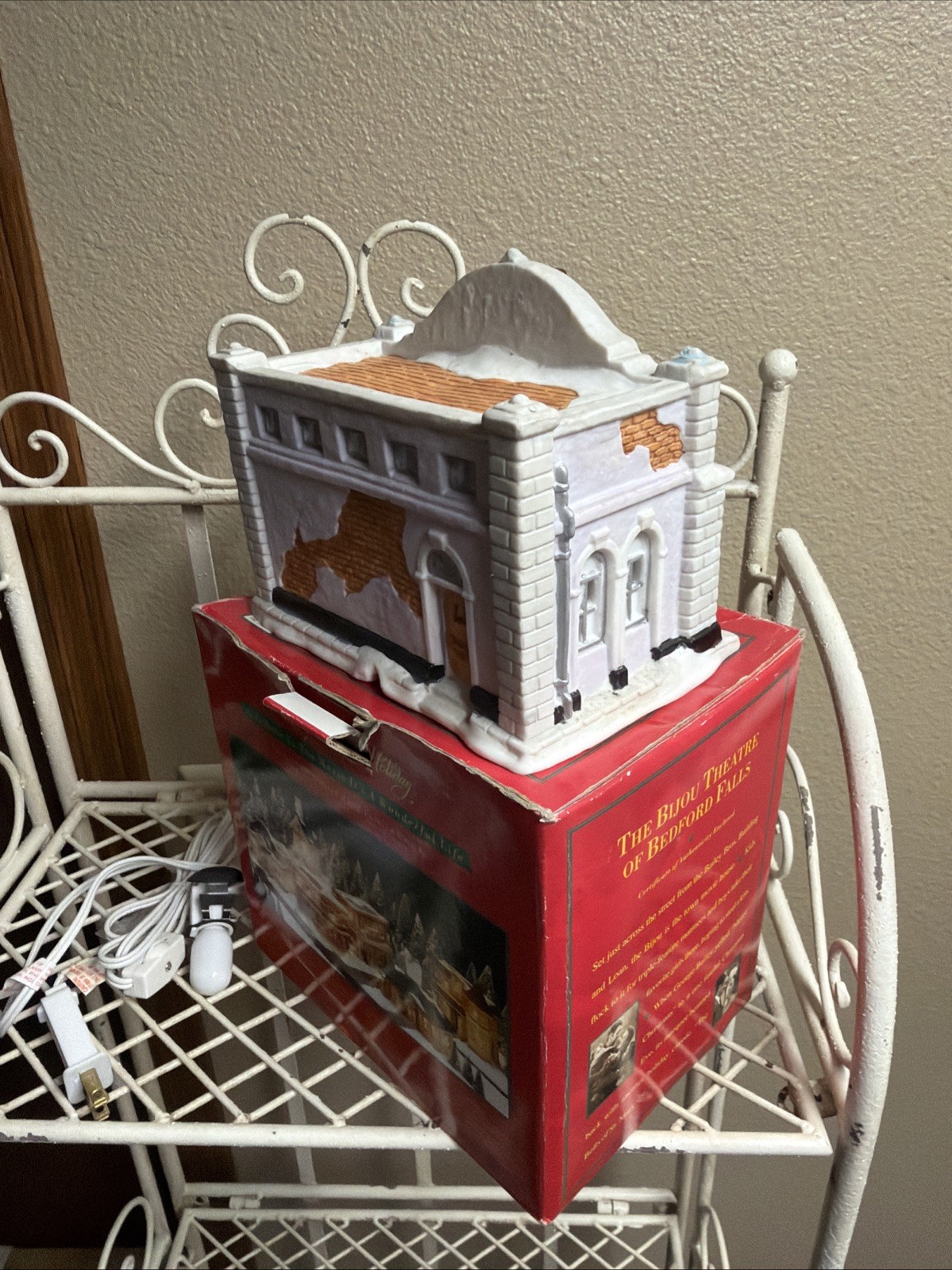 A Wonderful Life Holiday Village Bijou Theatre Of Bedford Falls With Light