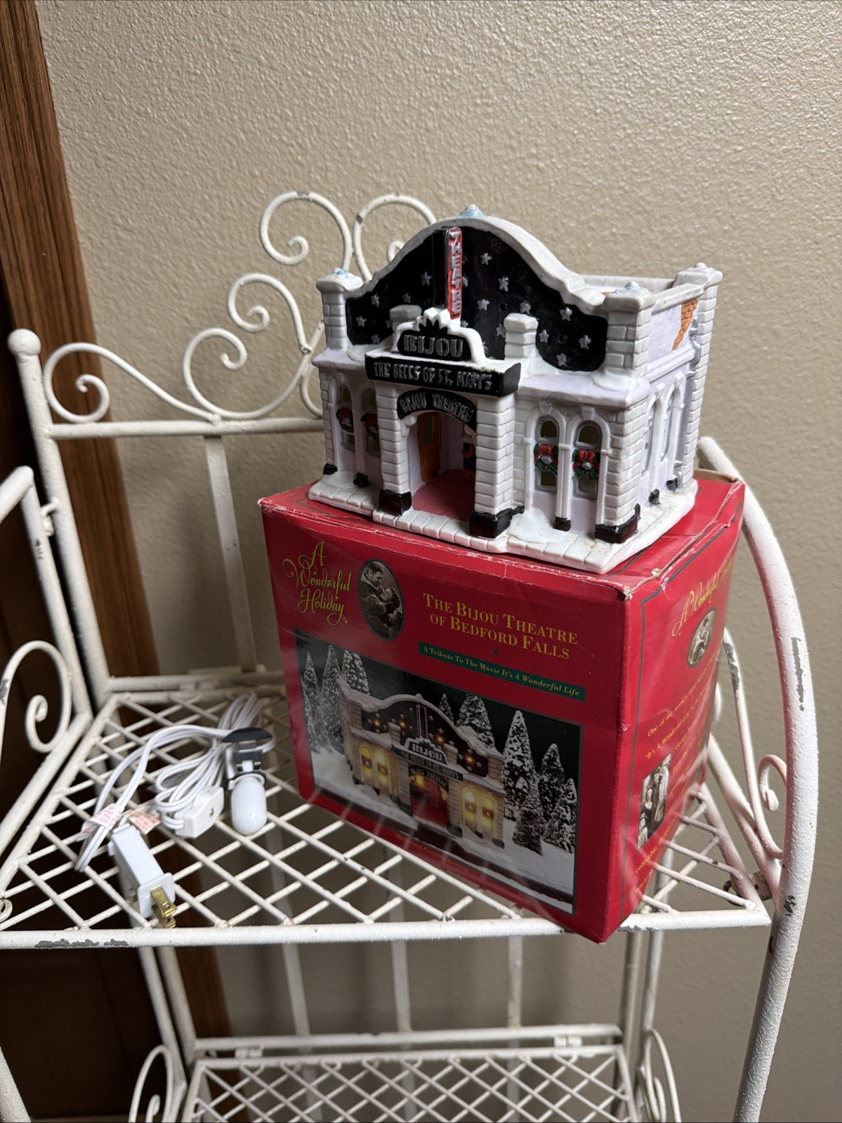 A Wonderful Life Holiday Village Bijou Theatre Of Bedford Falls With Light