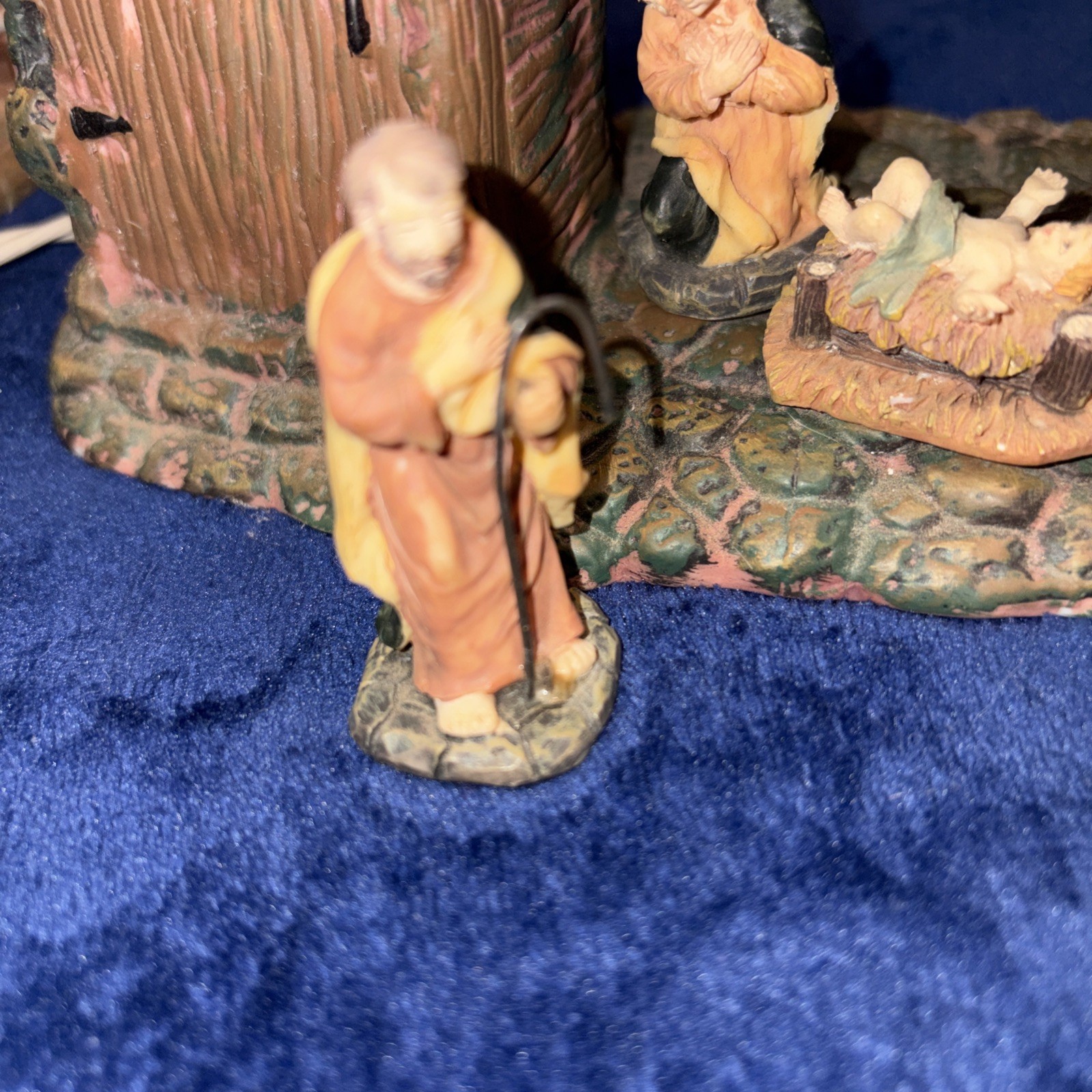Nativity Bethlehem Christmas Village Porcelain House Structure Bethlehem 12 PCs