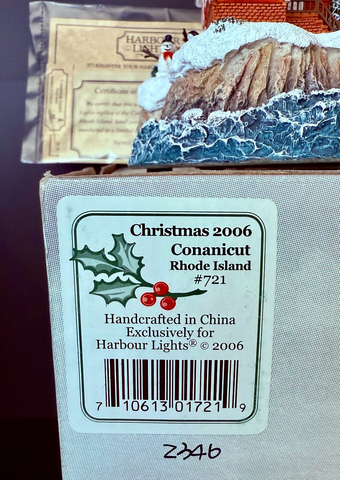 Harbour Lights Christmas 2006 Conanicut Rhode Island #714 NEW