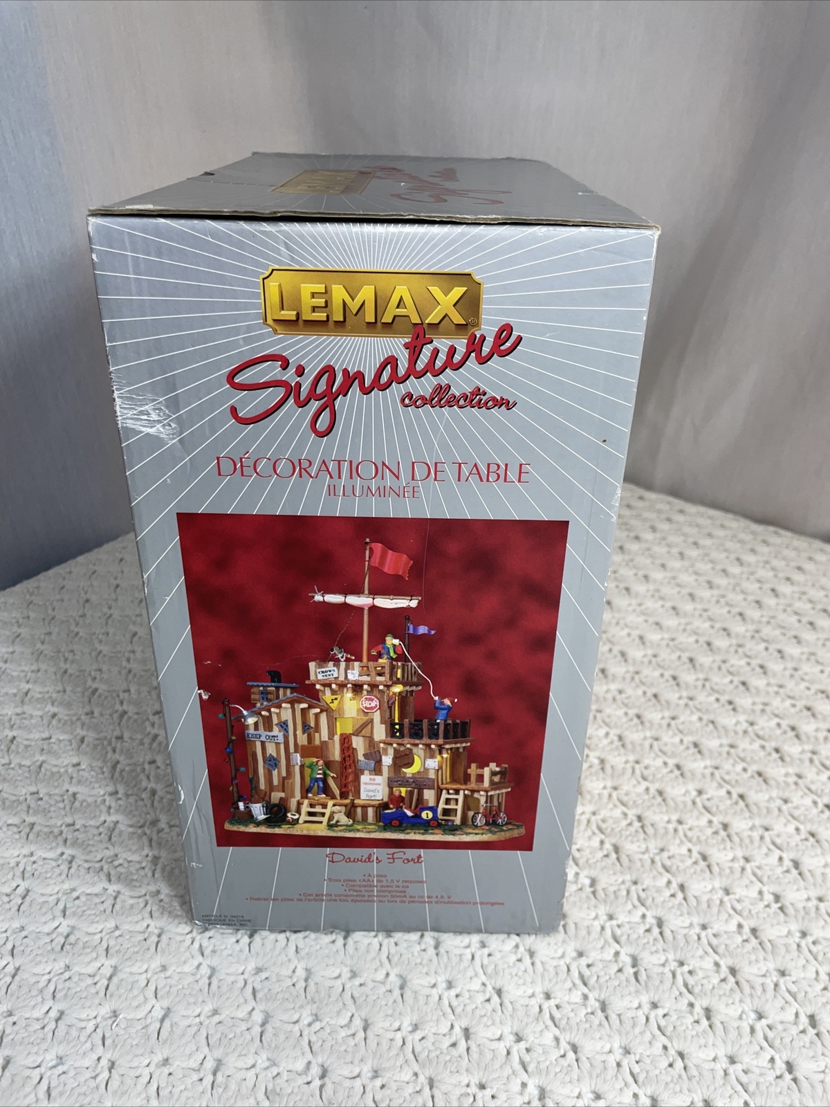 Lemax David’s Fort Lighted Holiday Village #04218 Retired New Unopened