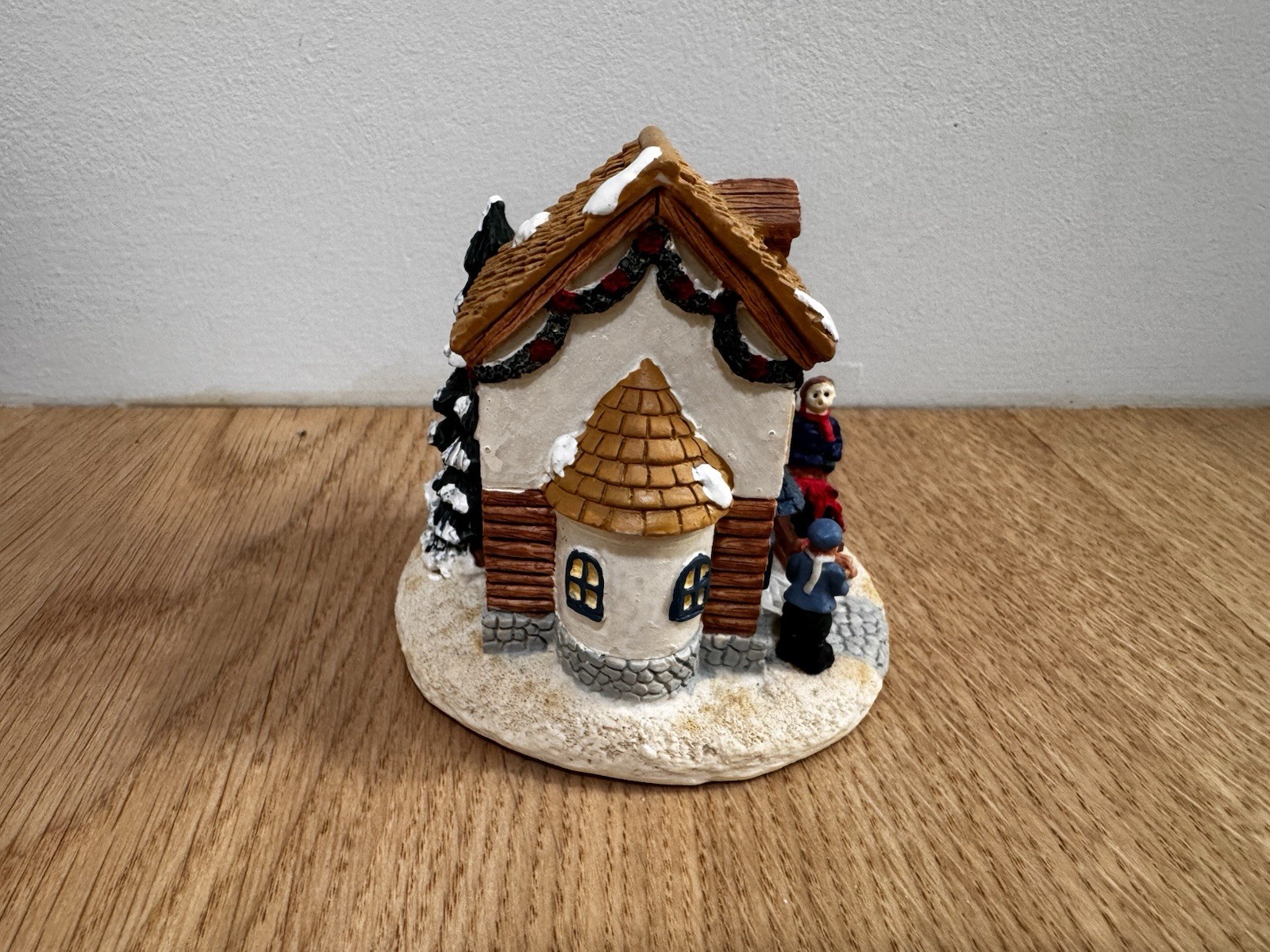 New Crystal Falls Village Old River Mill Miniature Christmas 1994