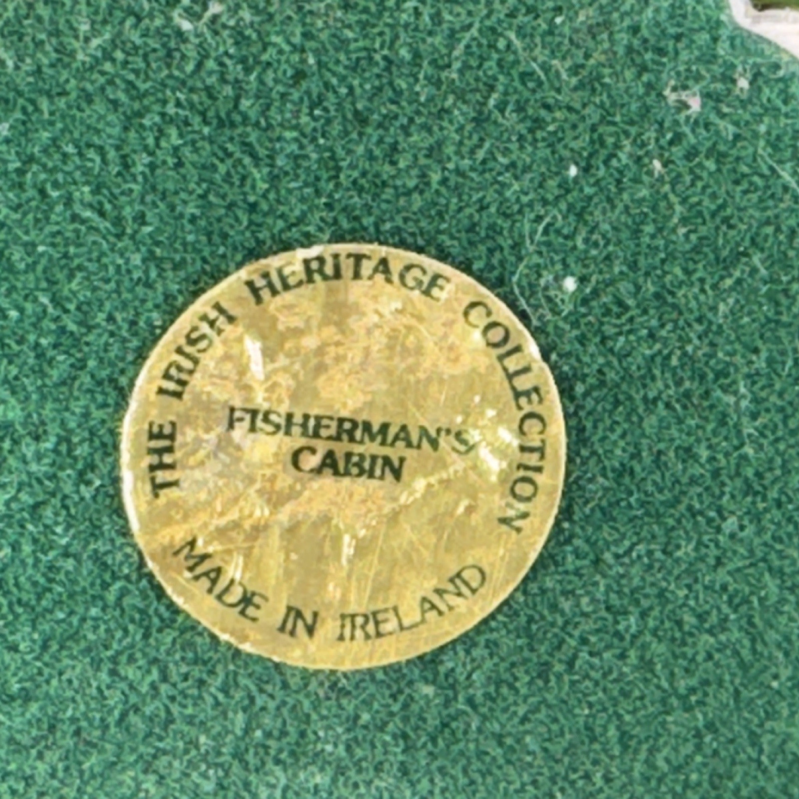 The Irish Heritage Collection Fisherman’s Cabin Hand Painted Resin House