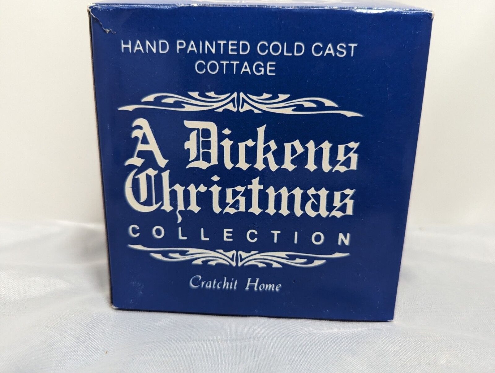 A Dickens Christmas Collection Cratchit Home 1988 RSVP Inc Cold Cast Cottage