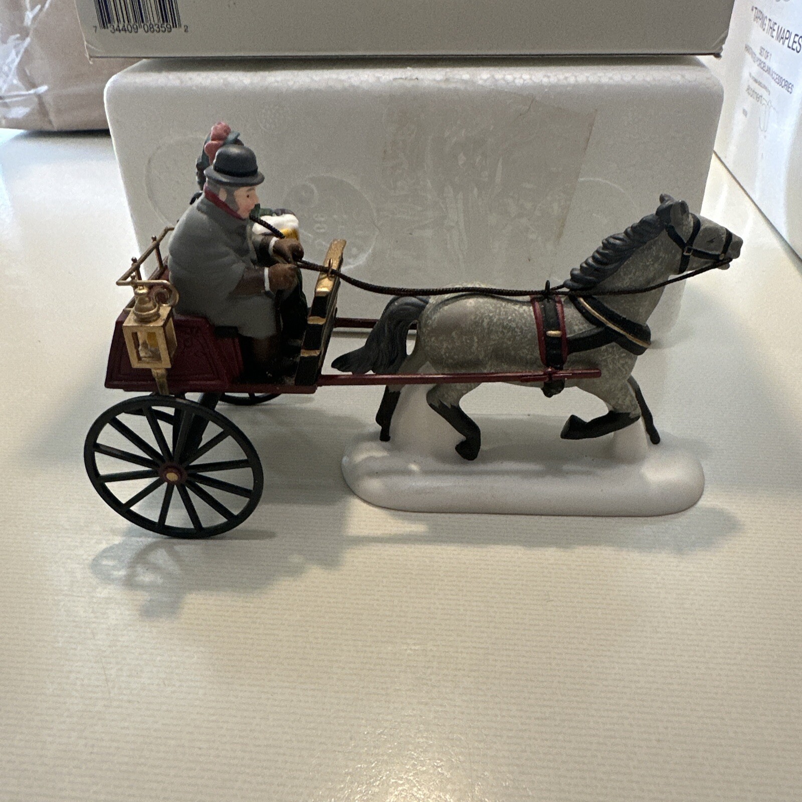 Dept 56 Heritage Village Red Christmas Sulky