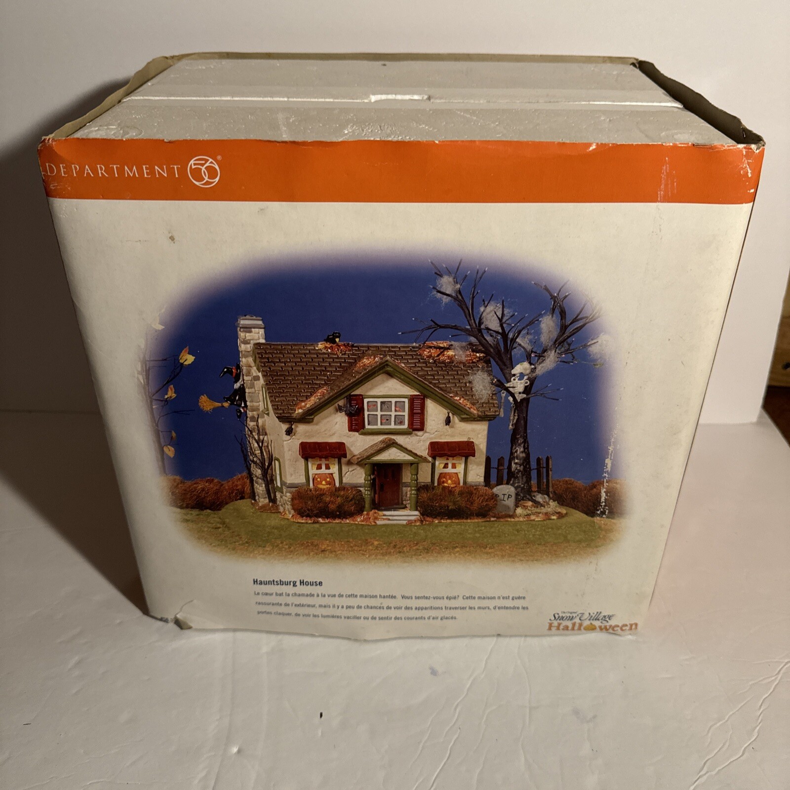 2000 Dept 56 Hauntsburg House #56.55058 WORKS Halloween Village SEE INFO PICS