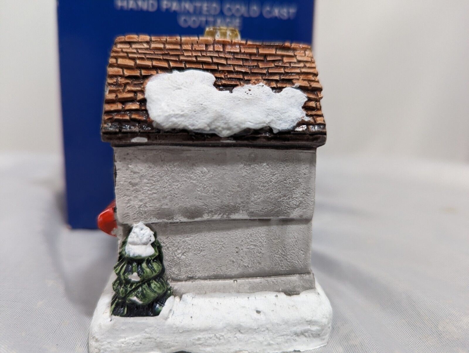 A Dickens Christmas Collection Toy Shoppe 1988 RSVP Inc Cold Cast Cottage