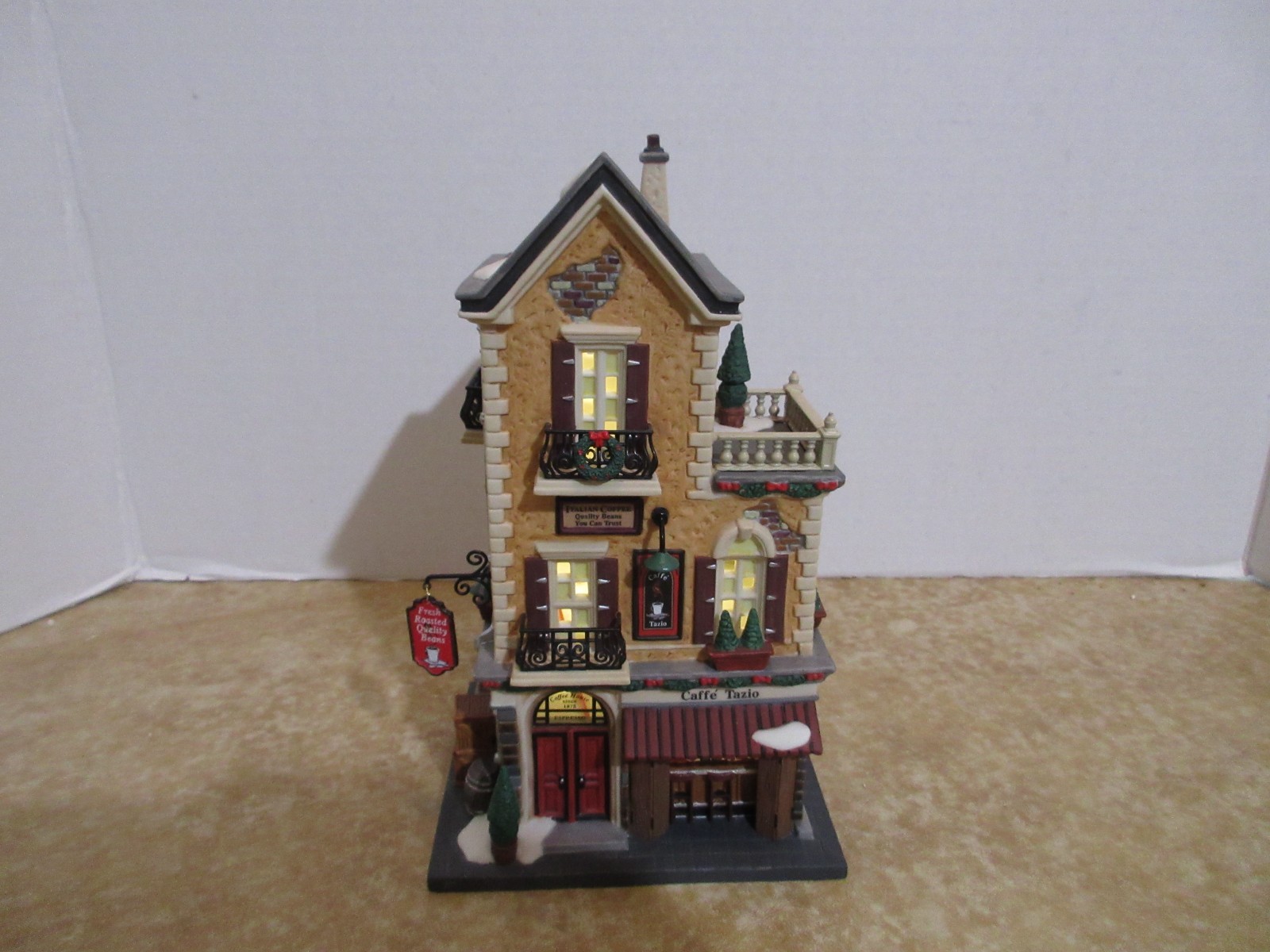 Dept. 56 Christmas In The City Cafe Tazio Anywhere Lighting Read Coffee House
