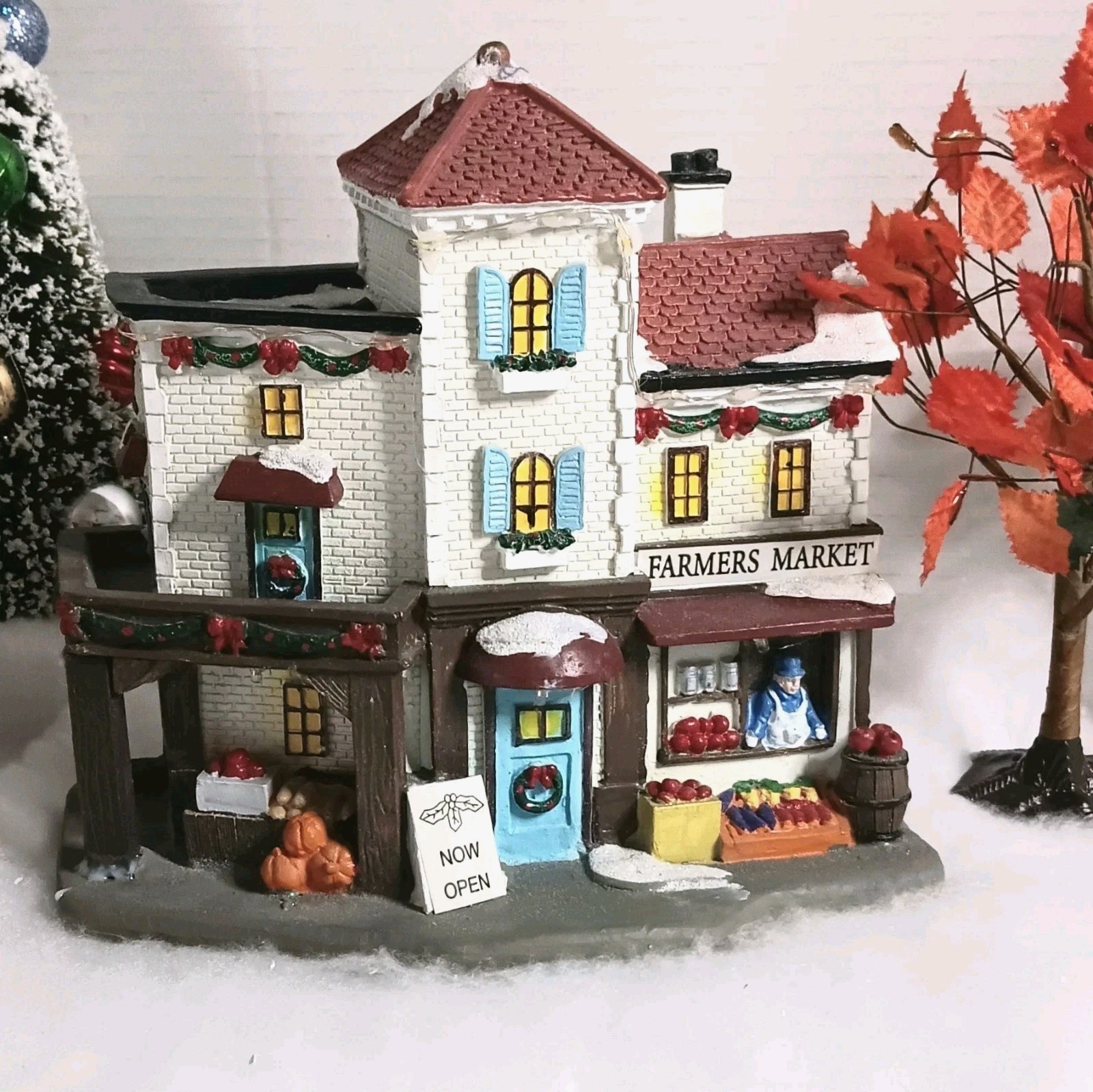 “Farmers Market” Holiday Village Fall Harvest New w/box Read Description