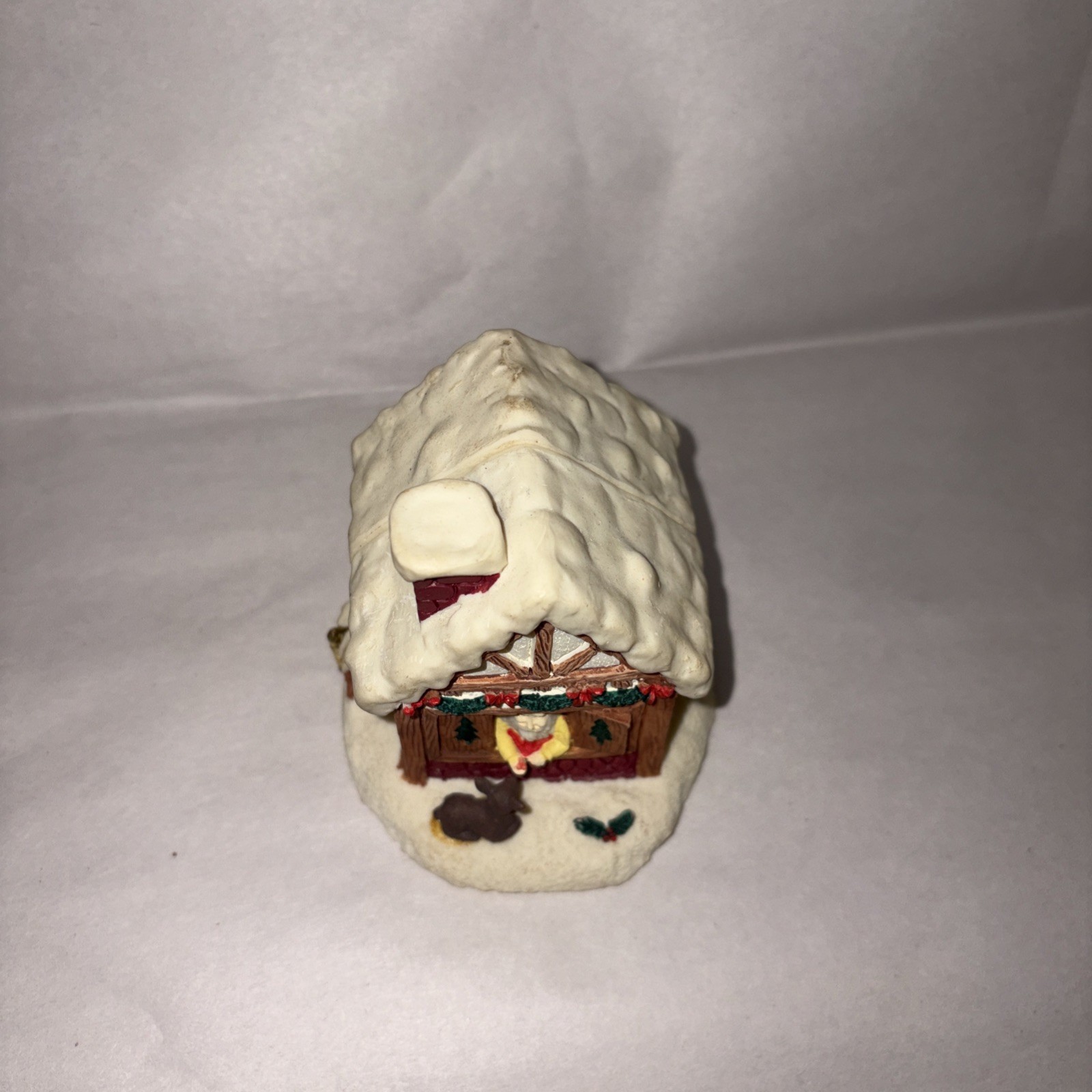 Midwest Cannon Falls Christmas Hinged Cottage Santa Mrs Claus Resin House Decor