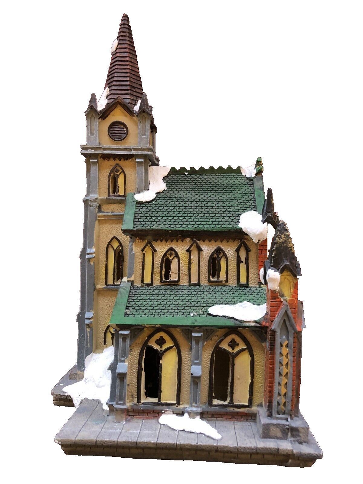 Winter Wonderland Christmas Village Lighted Church Can Display Anywhere