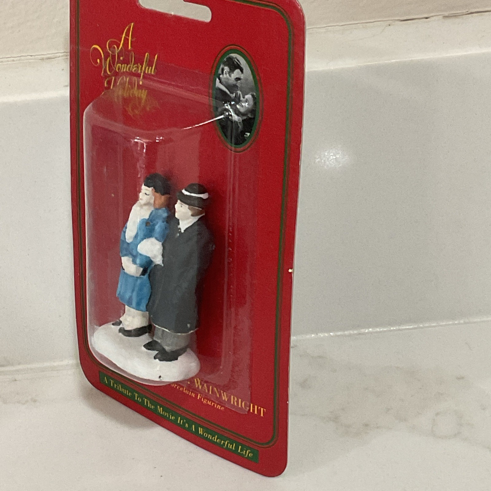 1995 It’s A Wonderful Life Mr. & Mrs. Wainwright Porcelain Figurine New Sealed