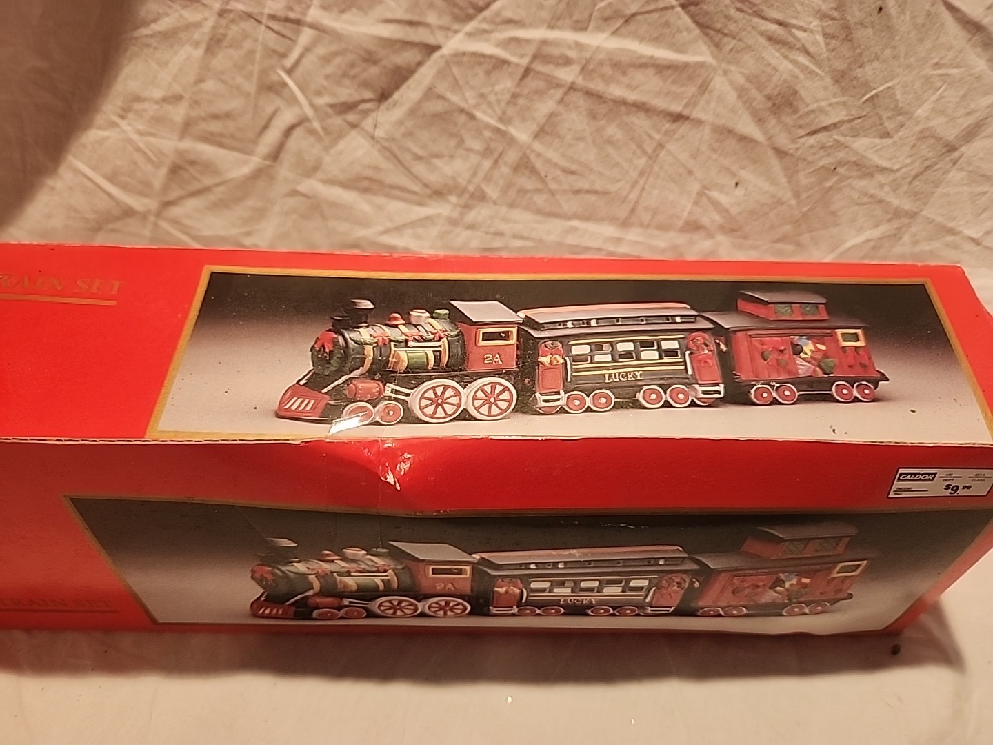 Vtg 1993 Handpainted Porcelain 3pc Train Set – Share the Joy