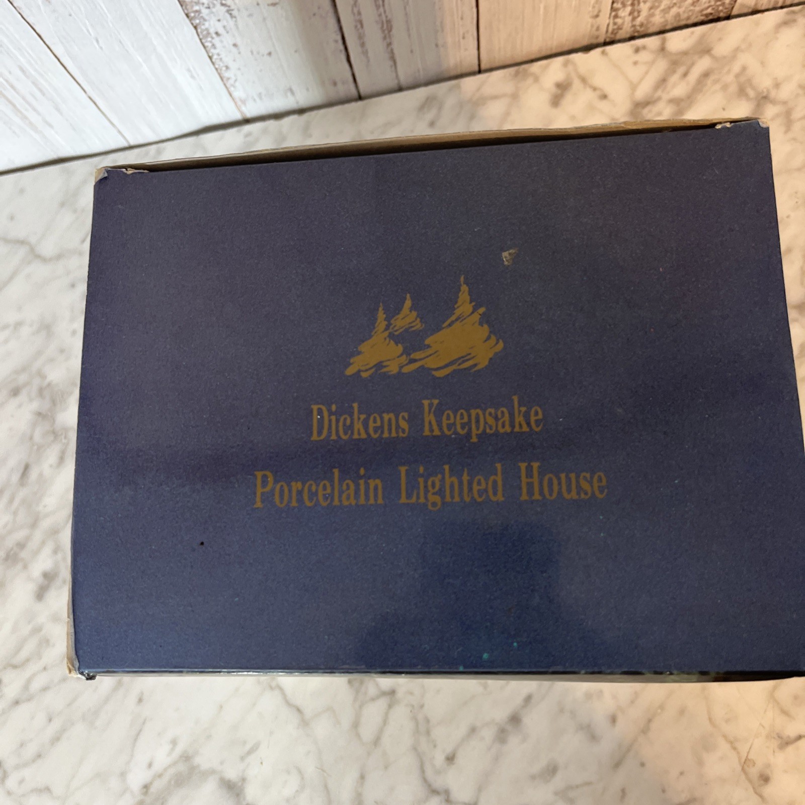 Dickens Keepsake Porcelain Lighted House Christmas Village Vintage Ace Hardware